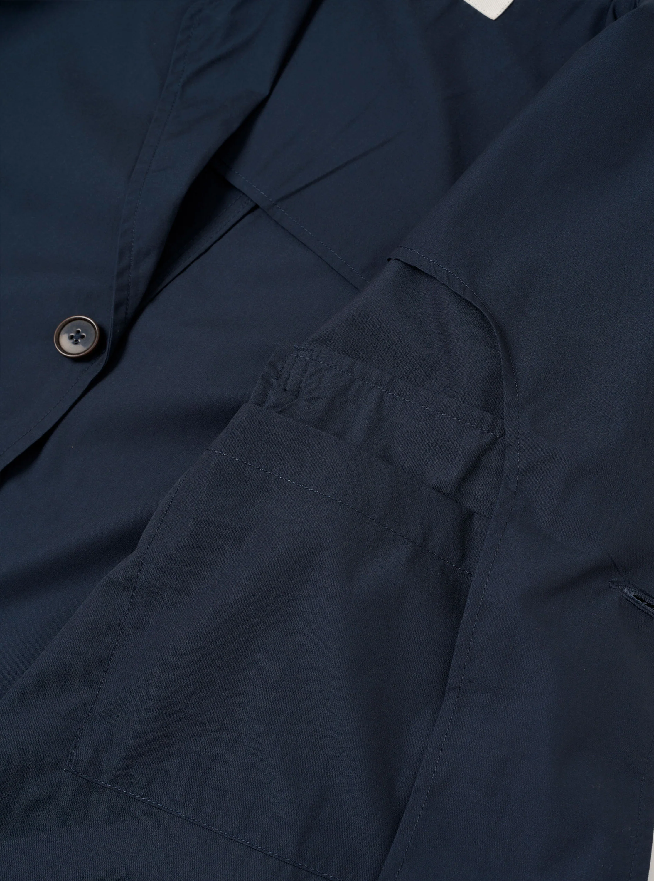 Navy Recycled Polytech Capitol Jacket - Image 6