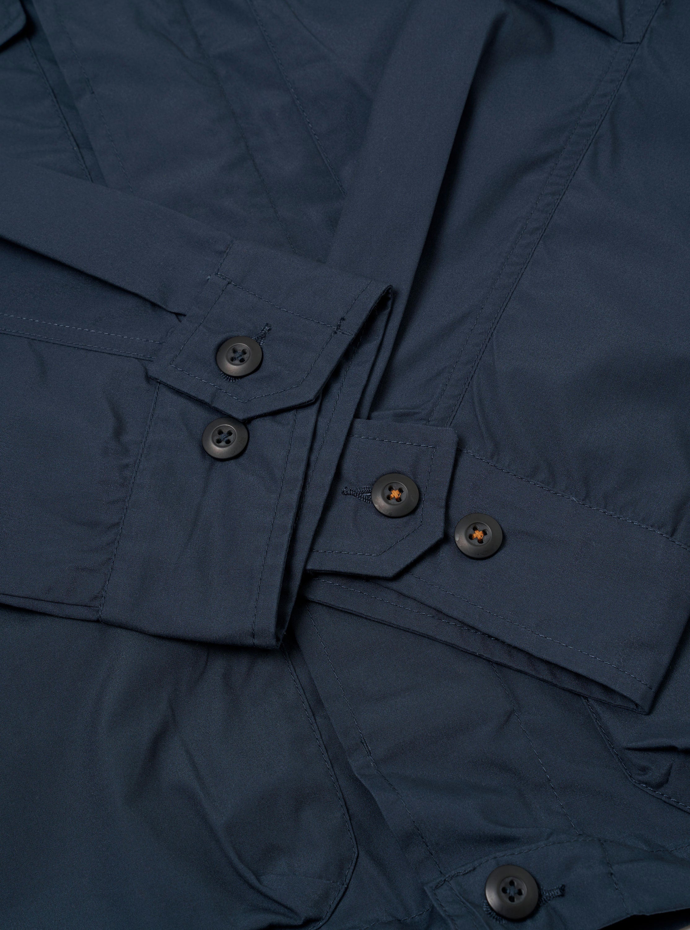 Navy Recycled Polytech Parachute Field Jacket - Image 10