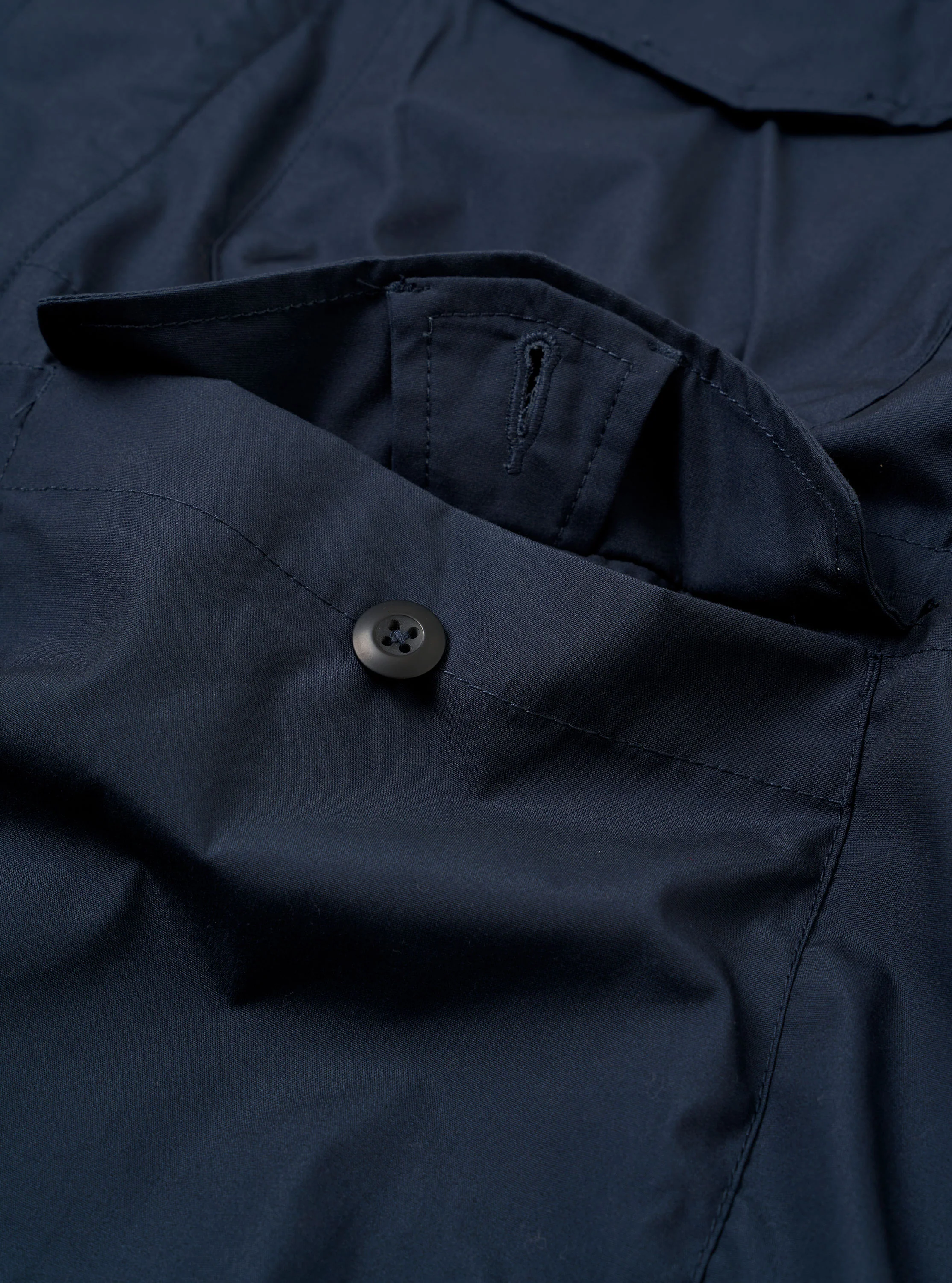 Navy Recycled Polytech Parachute Field Jacket - Image 8