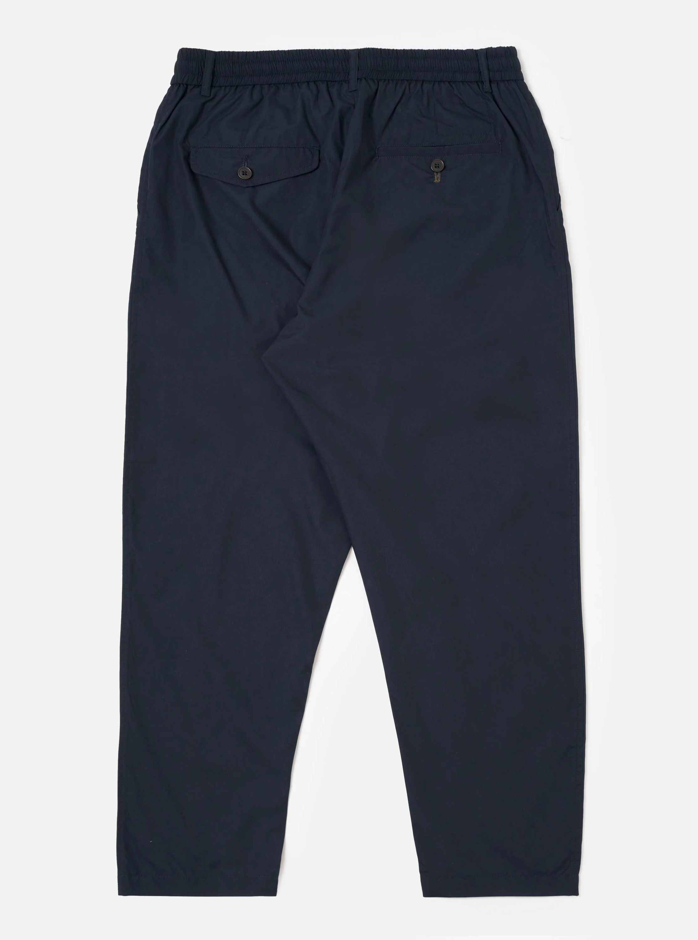 Navy Recycled Polytech Pleated Track Pant - Image 5