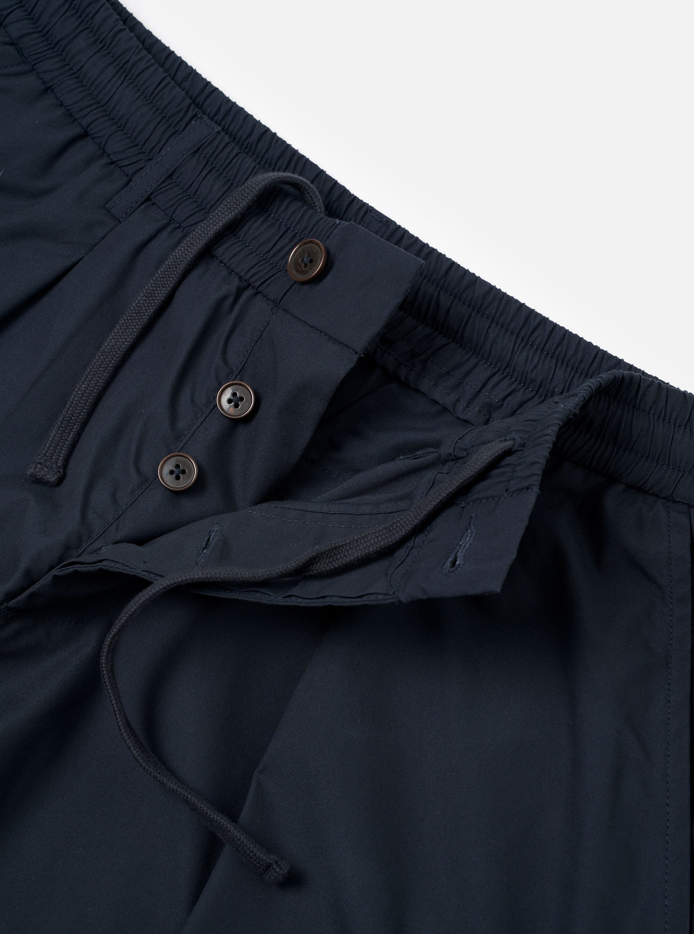 Navy Recycled Polytech Pleated Track Pant - Image 6