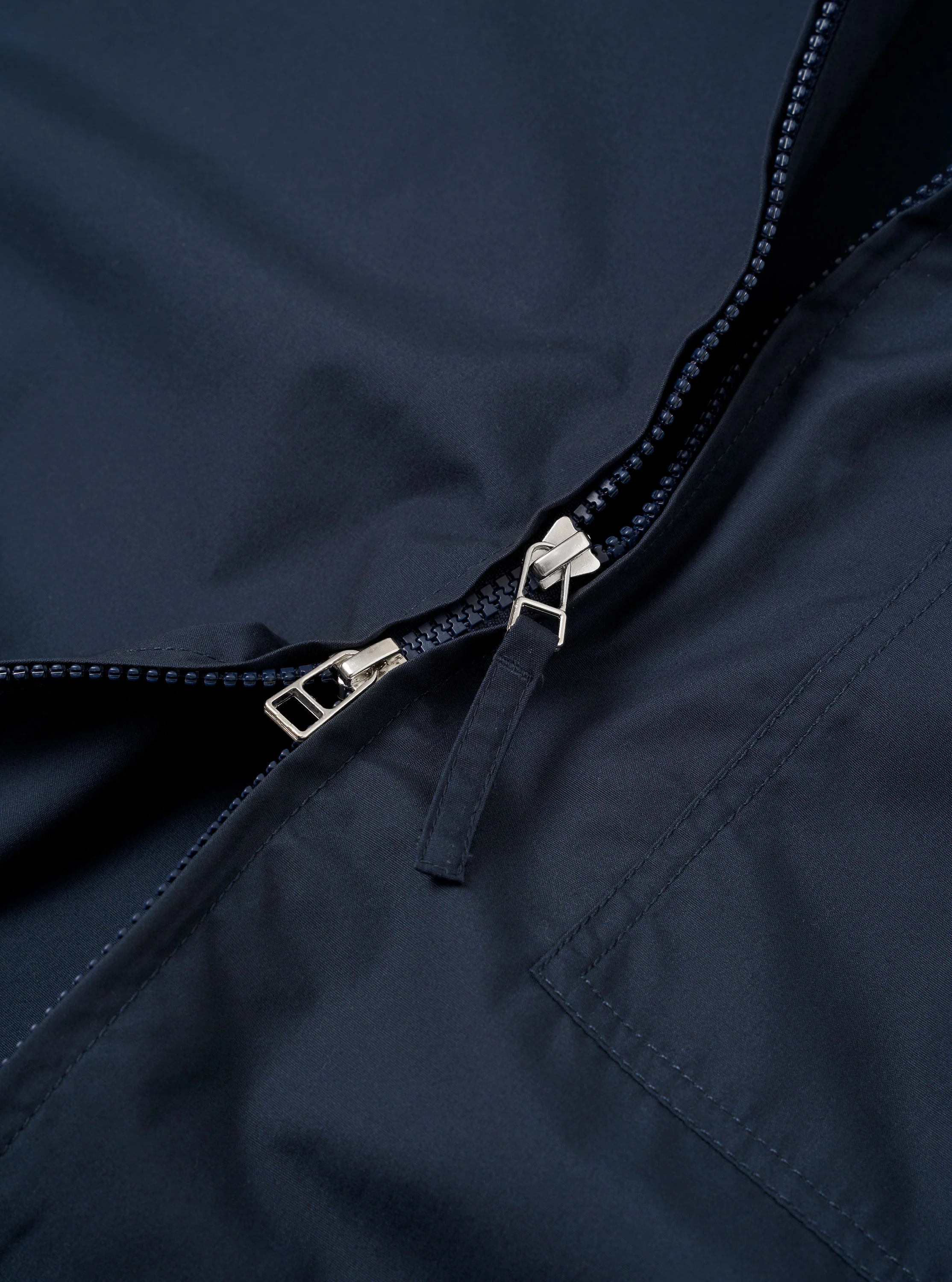 Navy Recycled Polytech Rose Bowl Jacket - Image 6