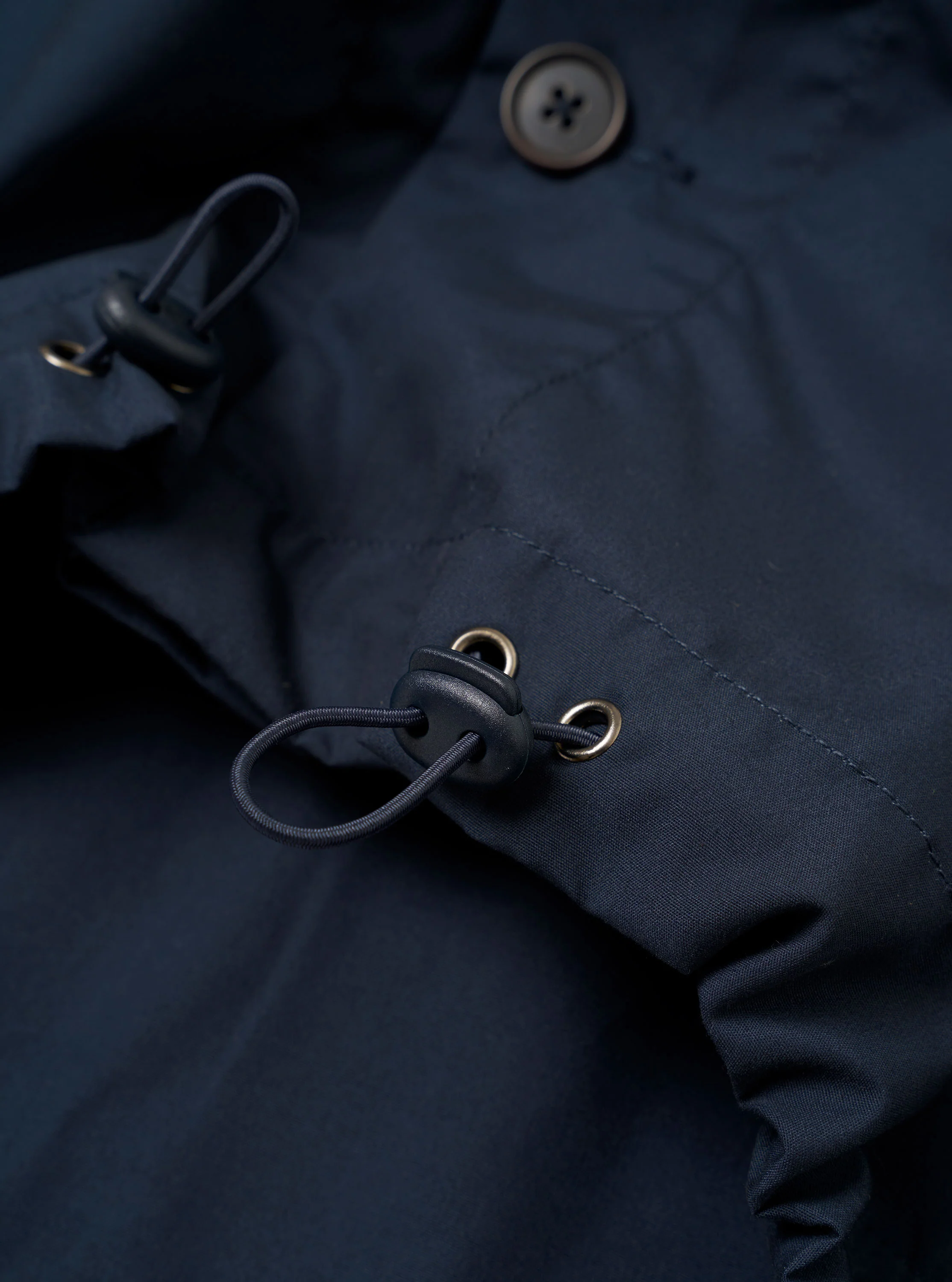 Navy Recycled Polytech Z Tech Overshirt - Image 7