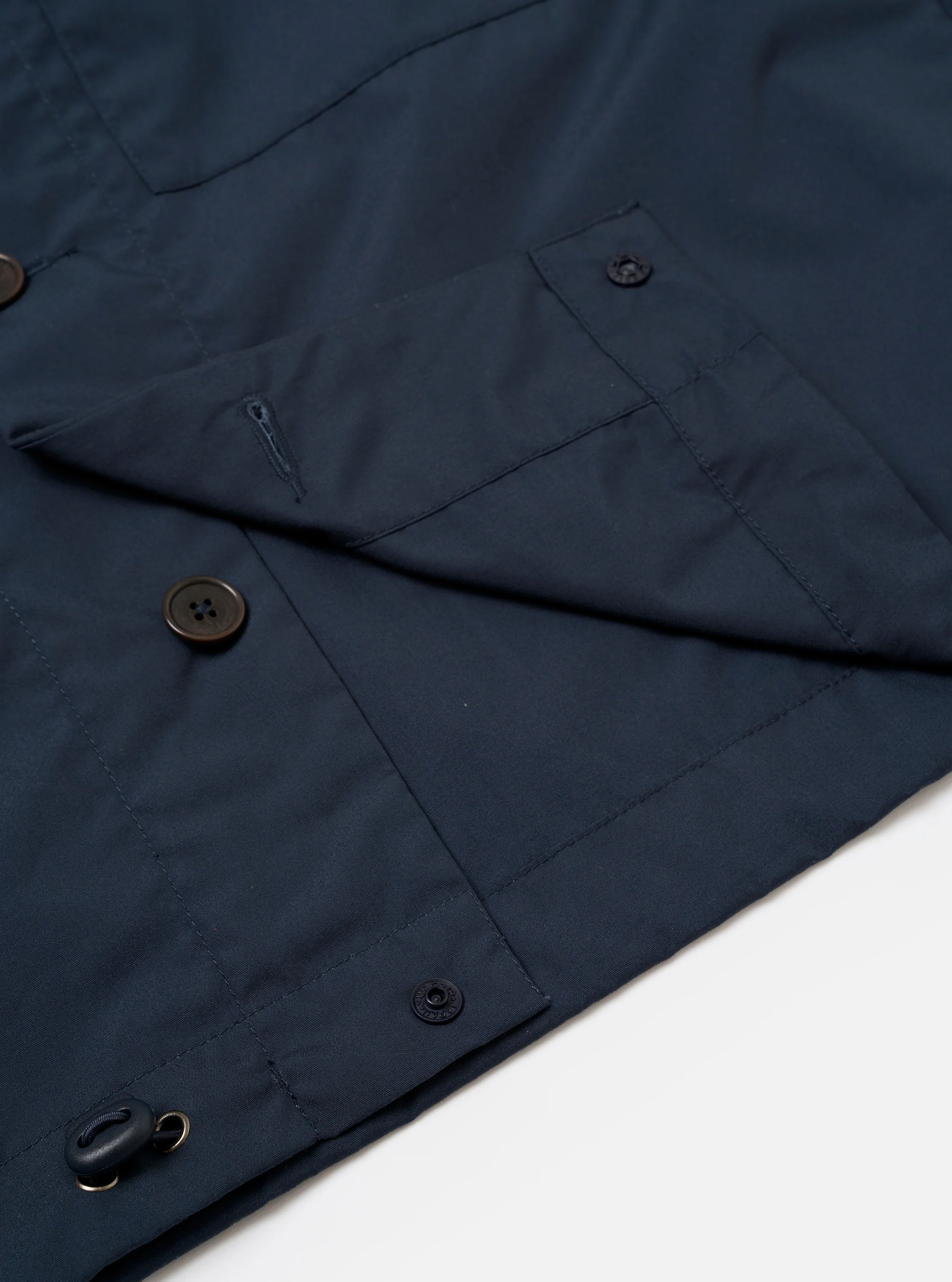 Navy Recycled Polytech Z Tech Overshirt - Image 8