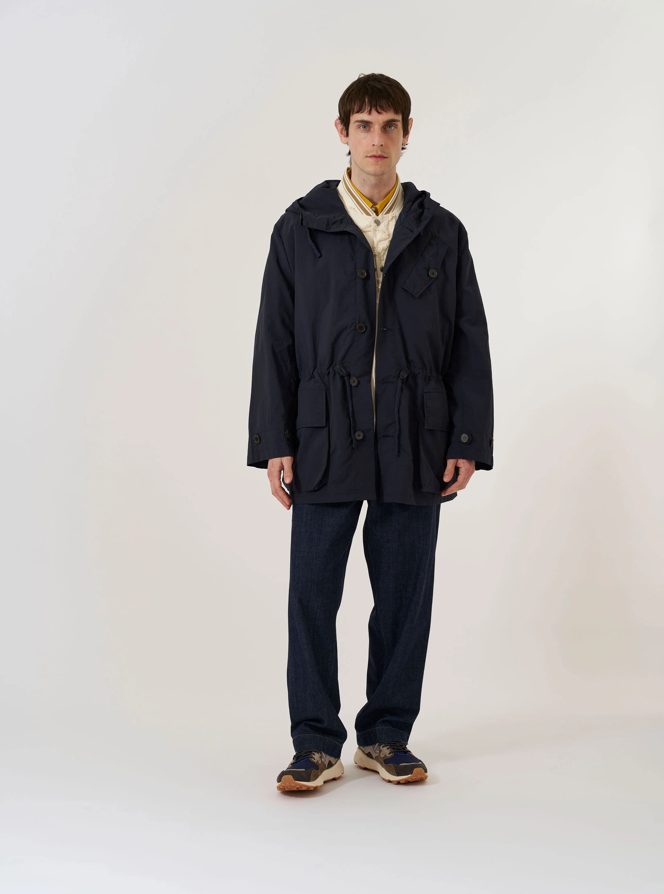 Navy Seo Recycled Nylon Boston Parka - Image 11
