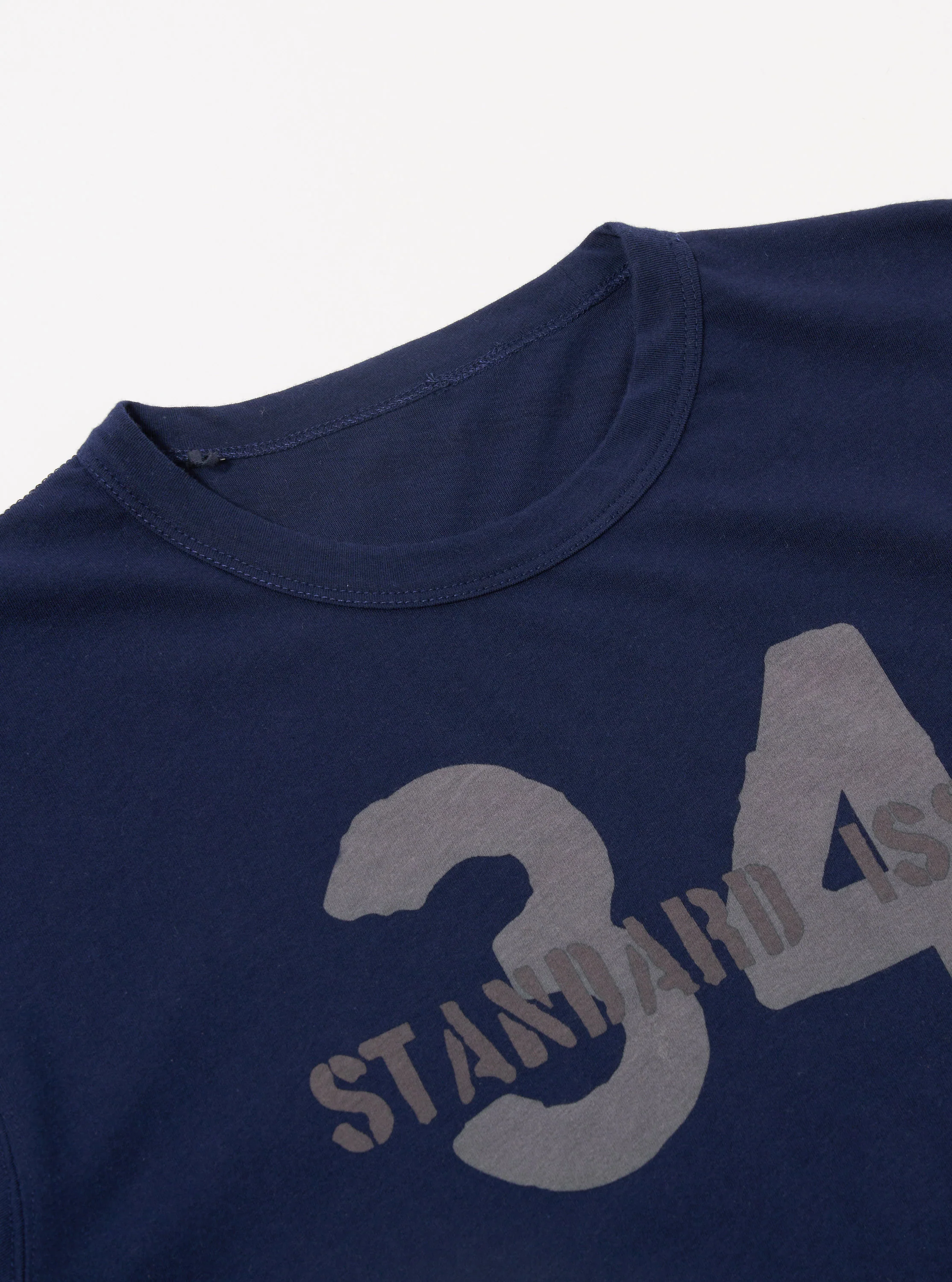 Navy Single Jersey 34 Printed Core Tee - Image 6