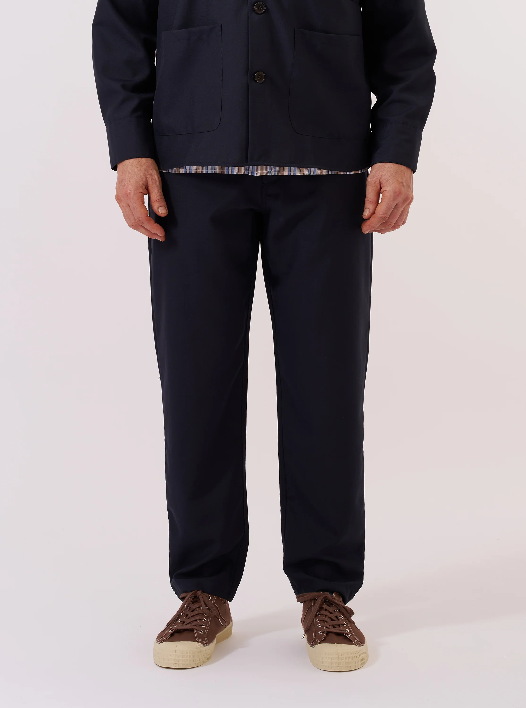 Navy Tropical Suiting Military Chino - Image 2