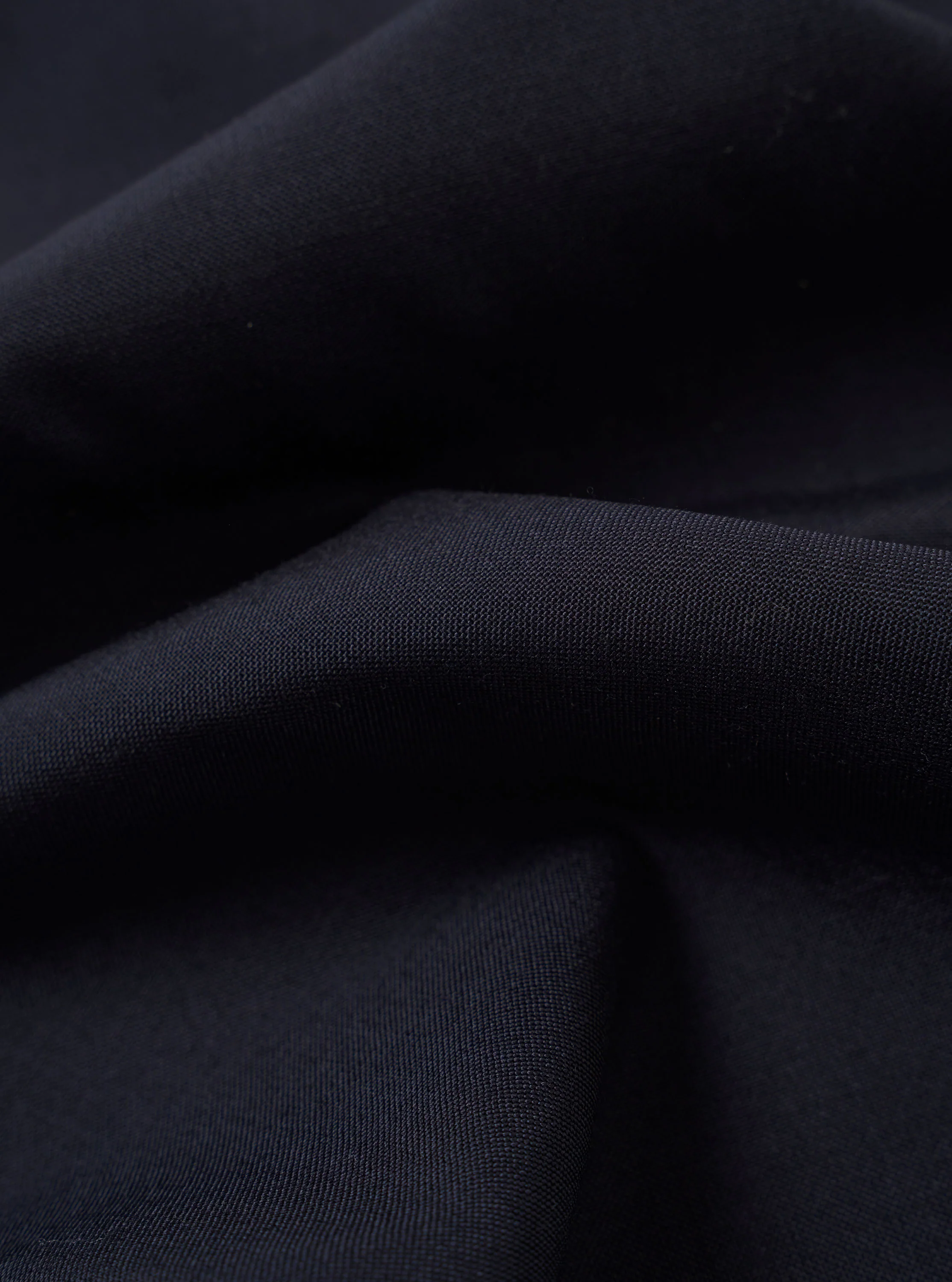 Navy Tropical Suiting Pleated Track Pant - Image 4