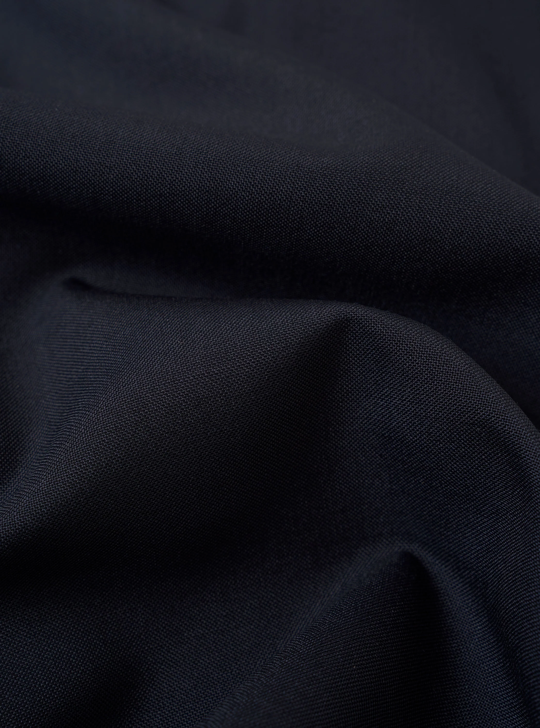 Navy Tropical Suiting Travail Overshirt - Image 4
