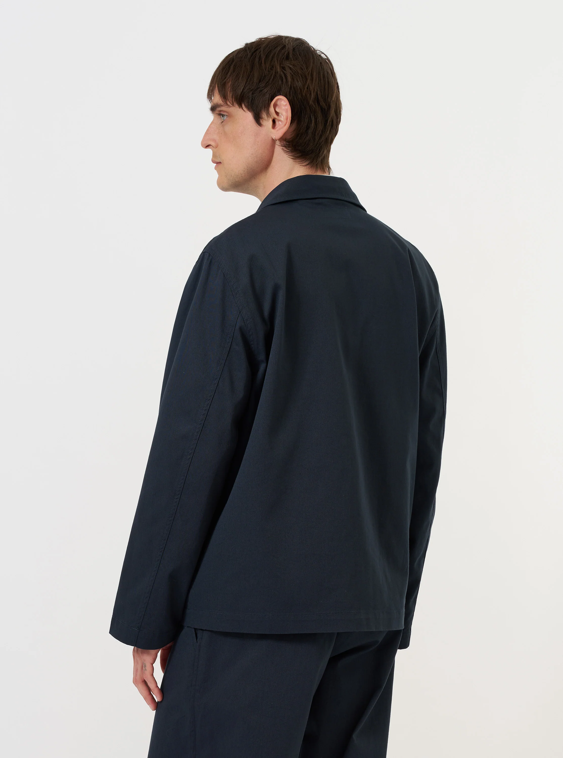 Navy Twill Franck Jacket - Image 3