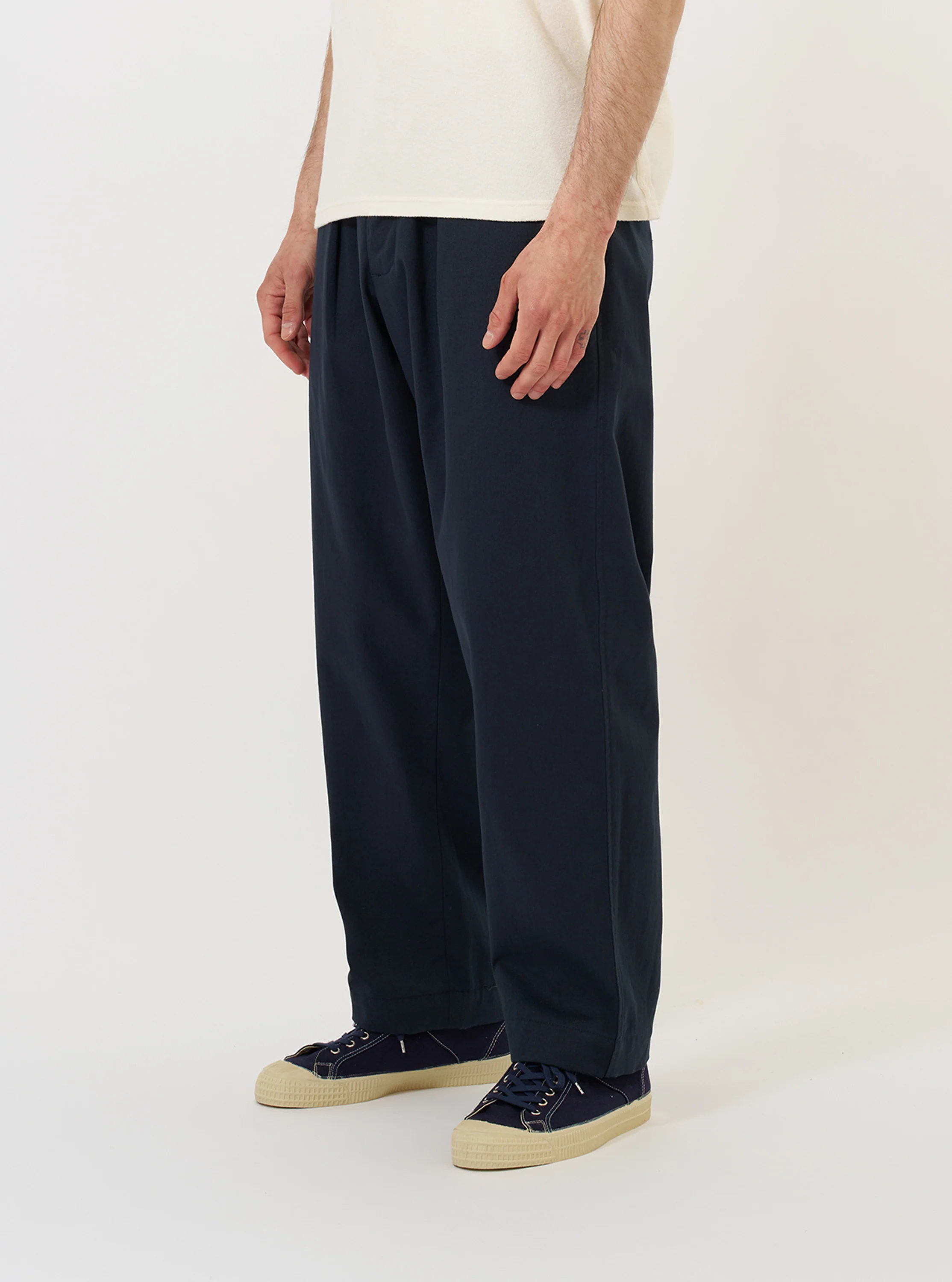 Navy Twill Oxford Pant - Image 2