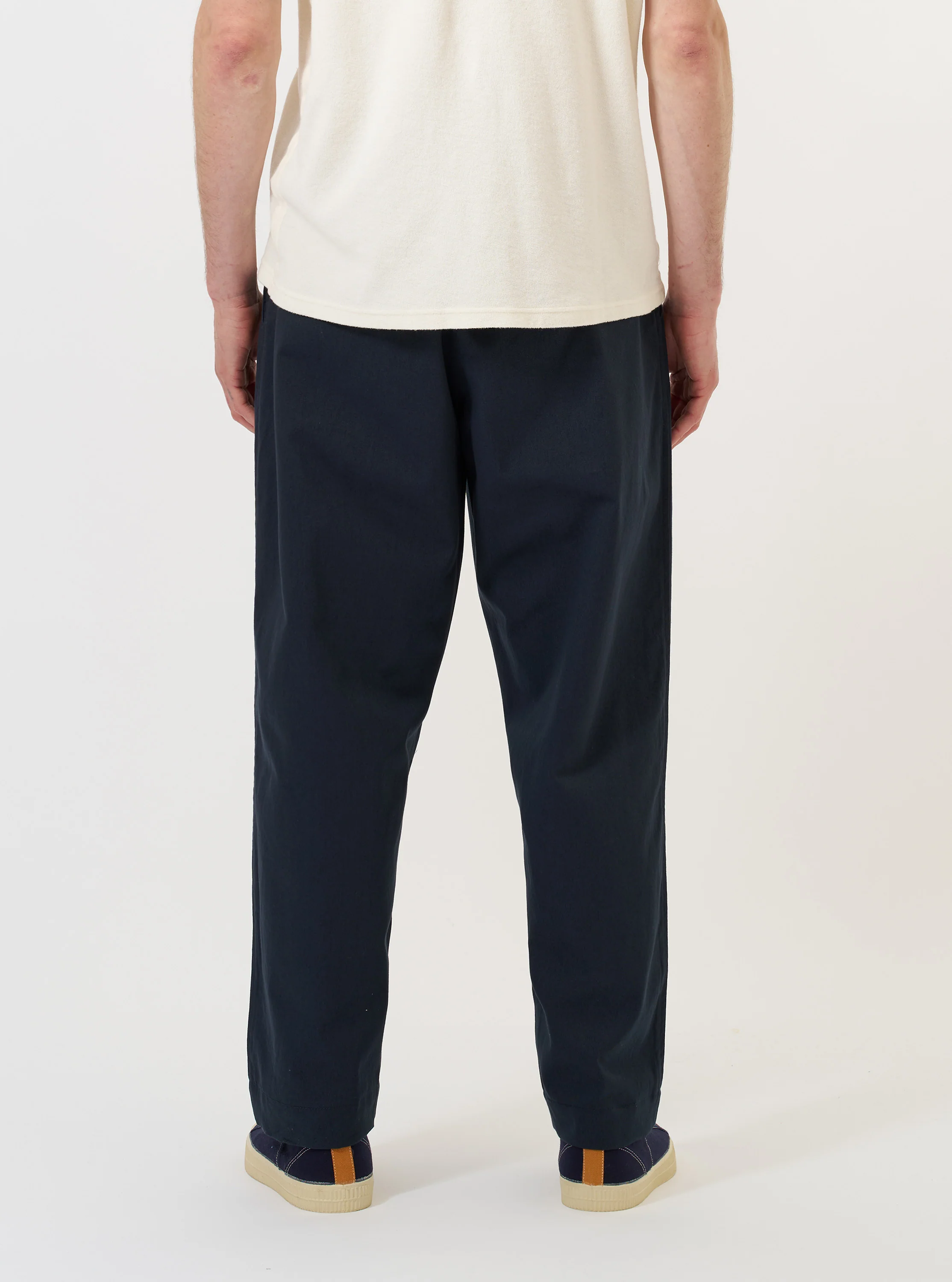 Navy Twill Oxford Pant - Image 3