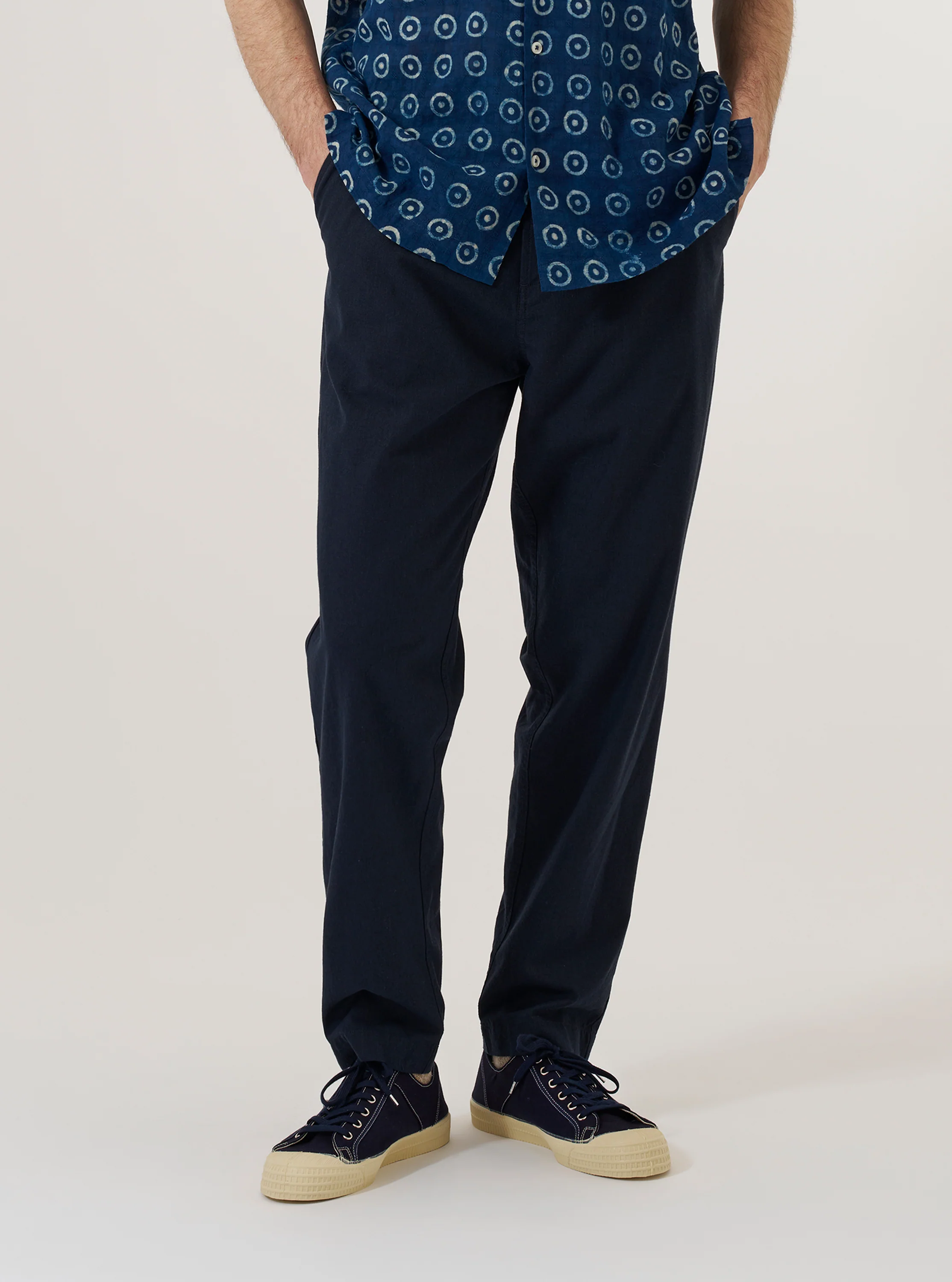 Navy Valencia Cotton Military Chino - Image 2