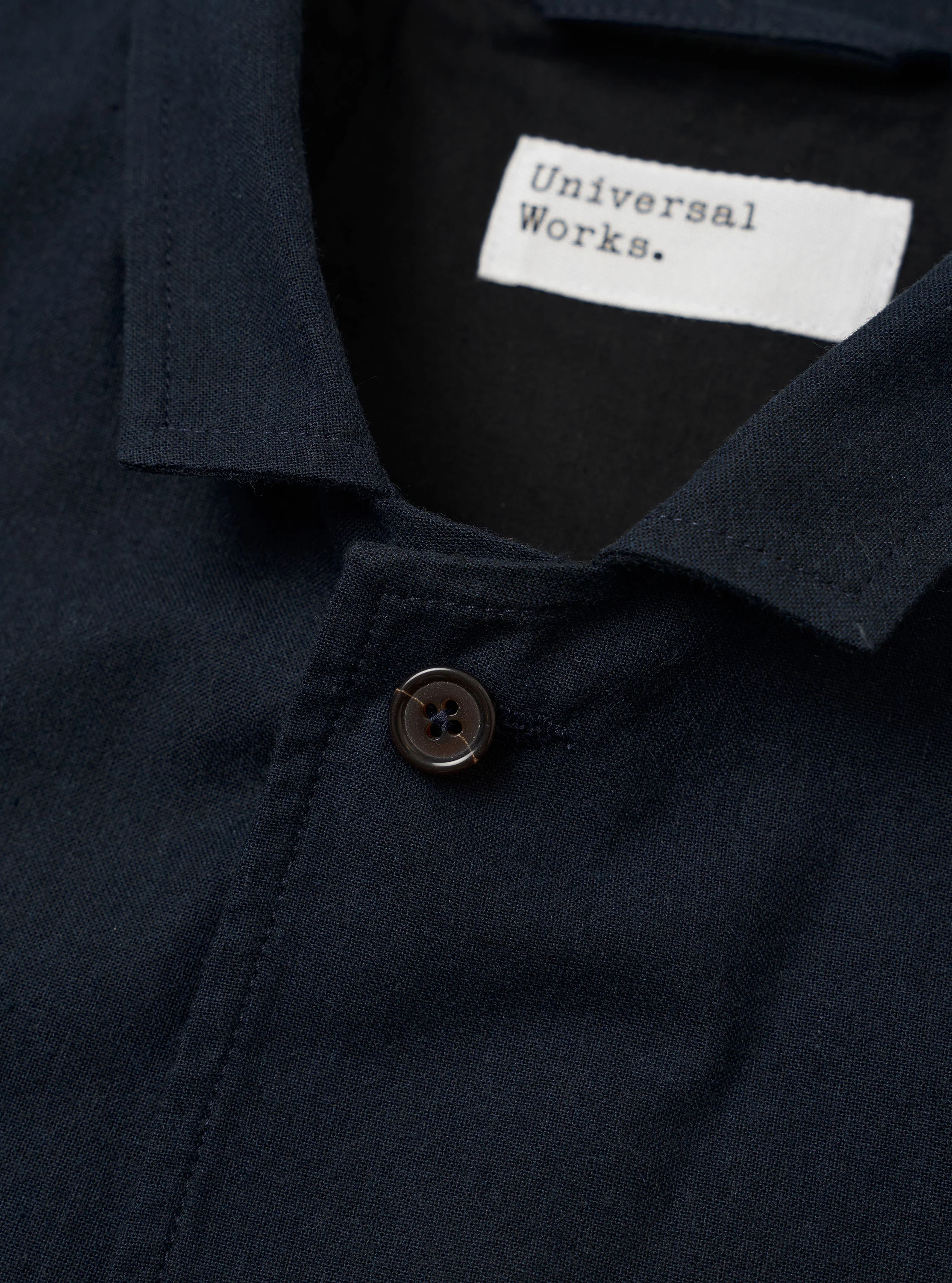 Navy Valencia Cotton Two Button Jacket - Image 7