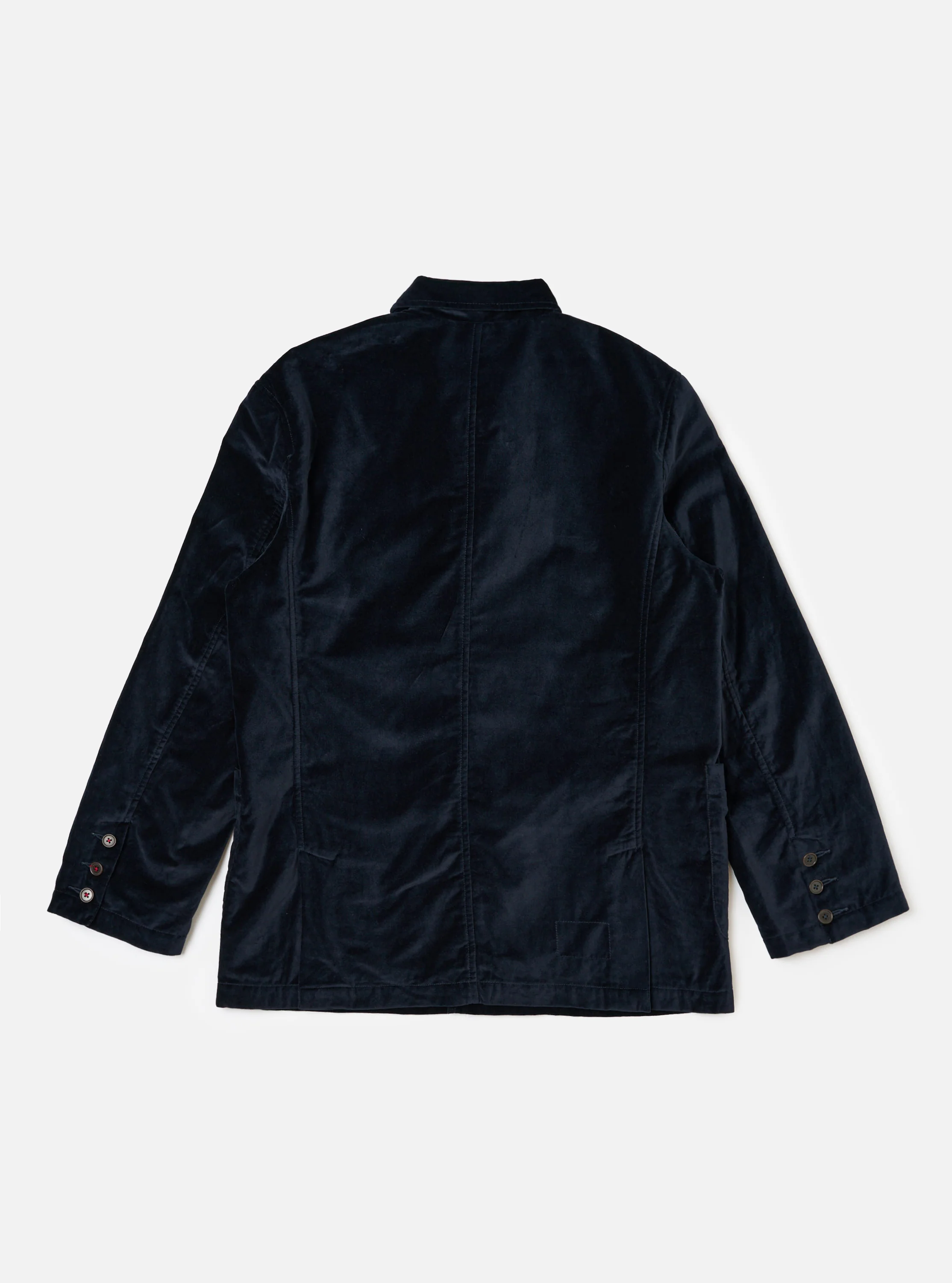 Navy Velveteen Manor Jacket - Image 5