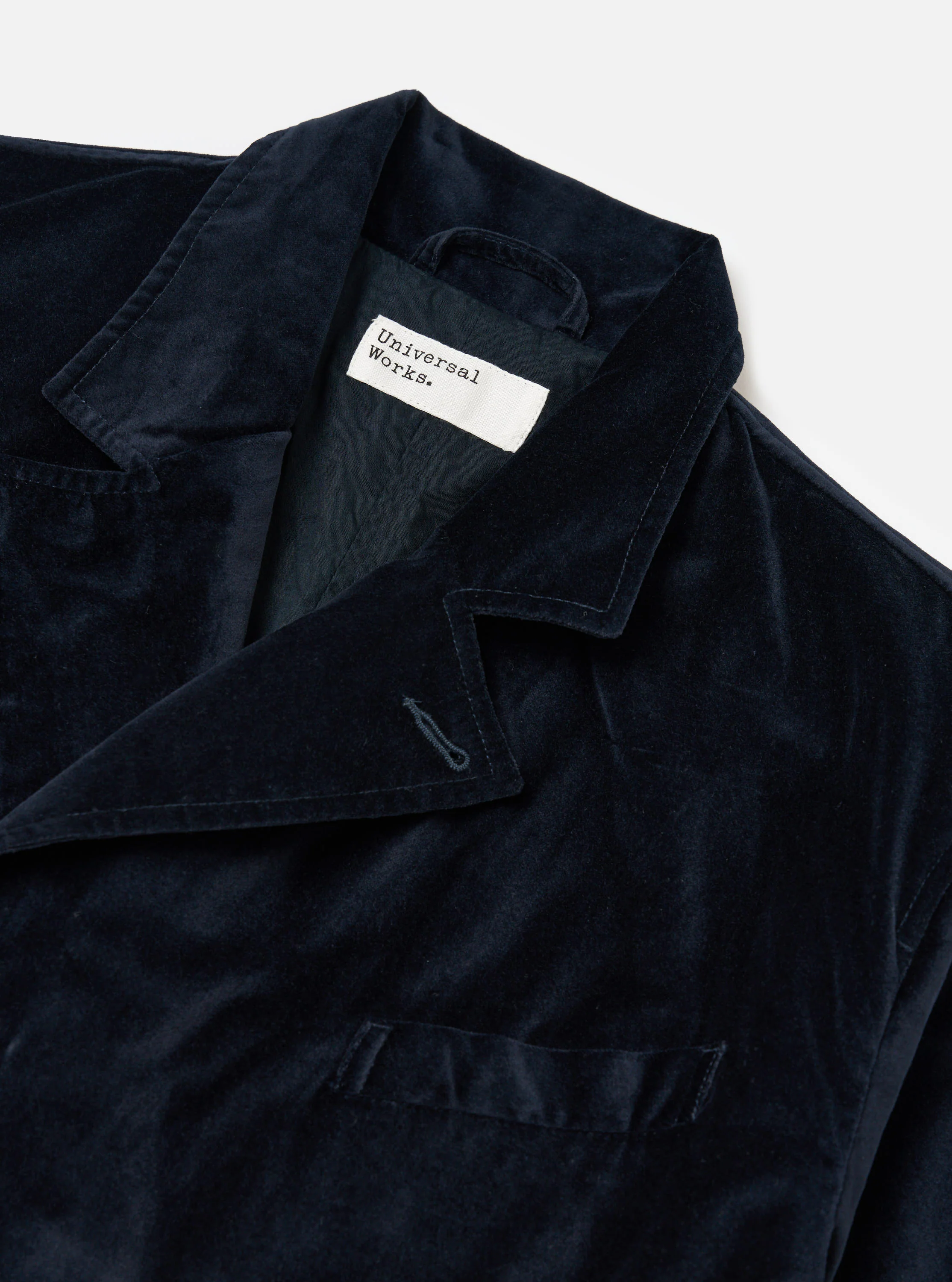 Navy Velveteen Manor Jacket - Image 6