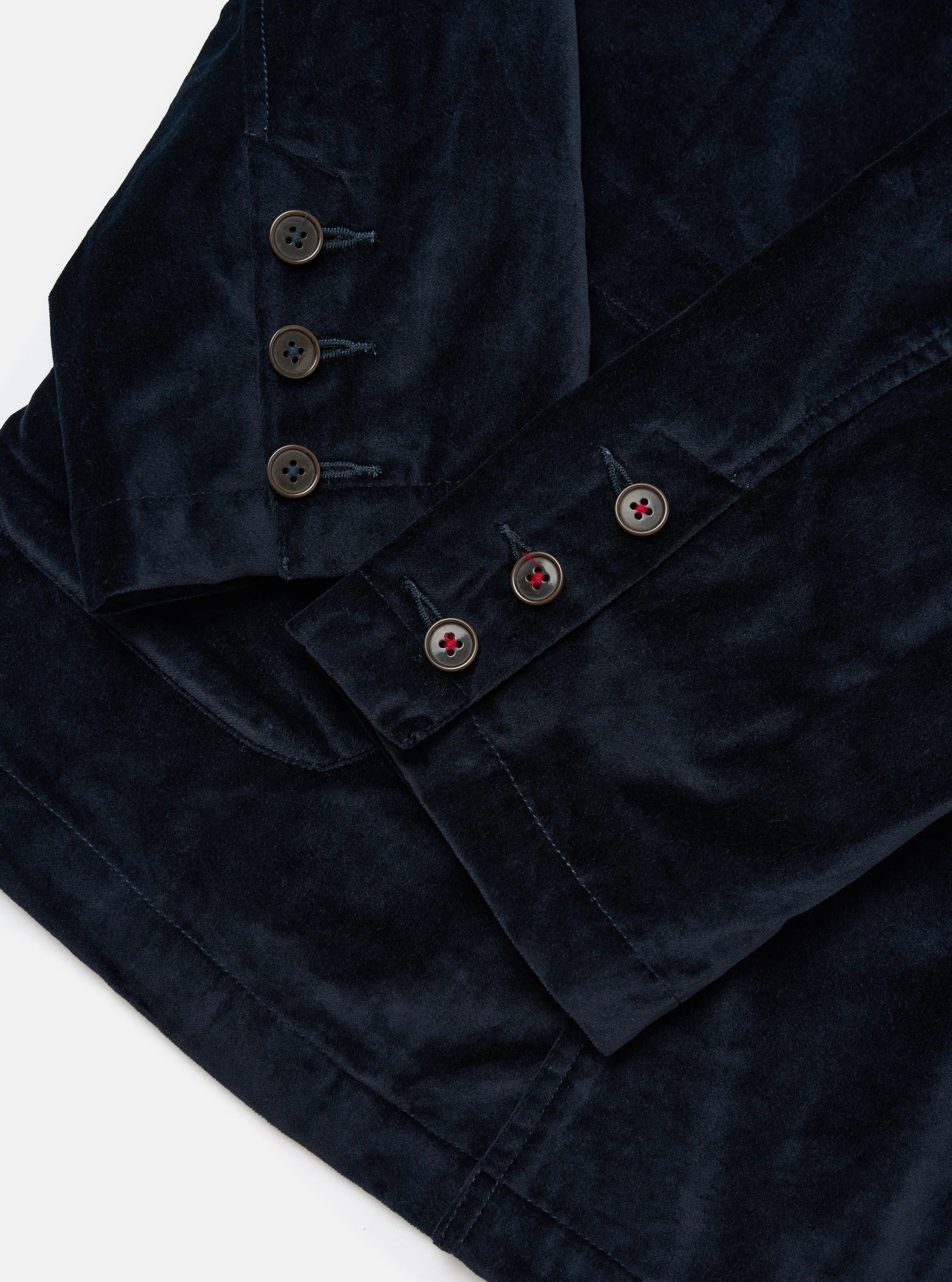 Navy Velveteen Manor Jacket - Image 7