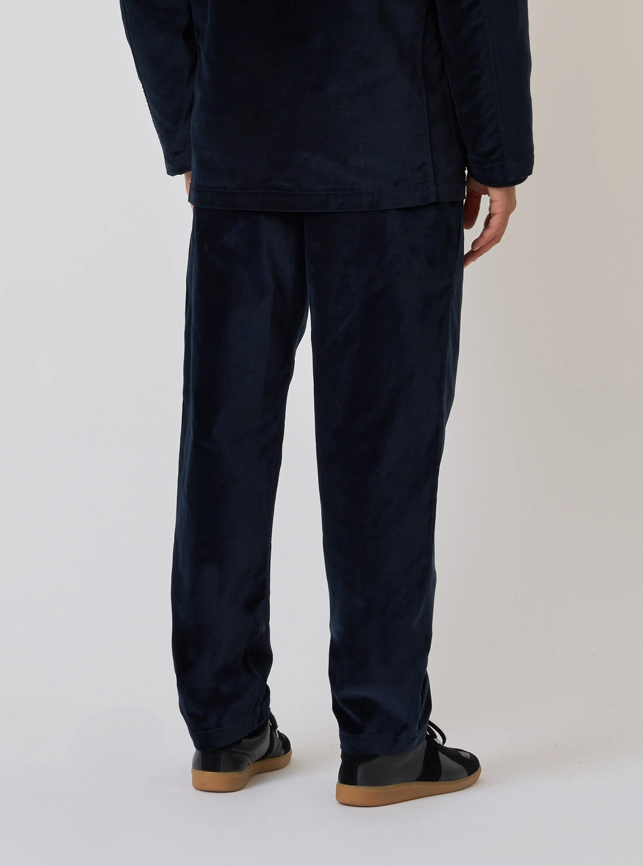 Navy Velveteen Military Chino - Image 3