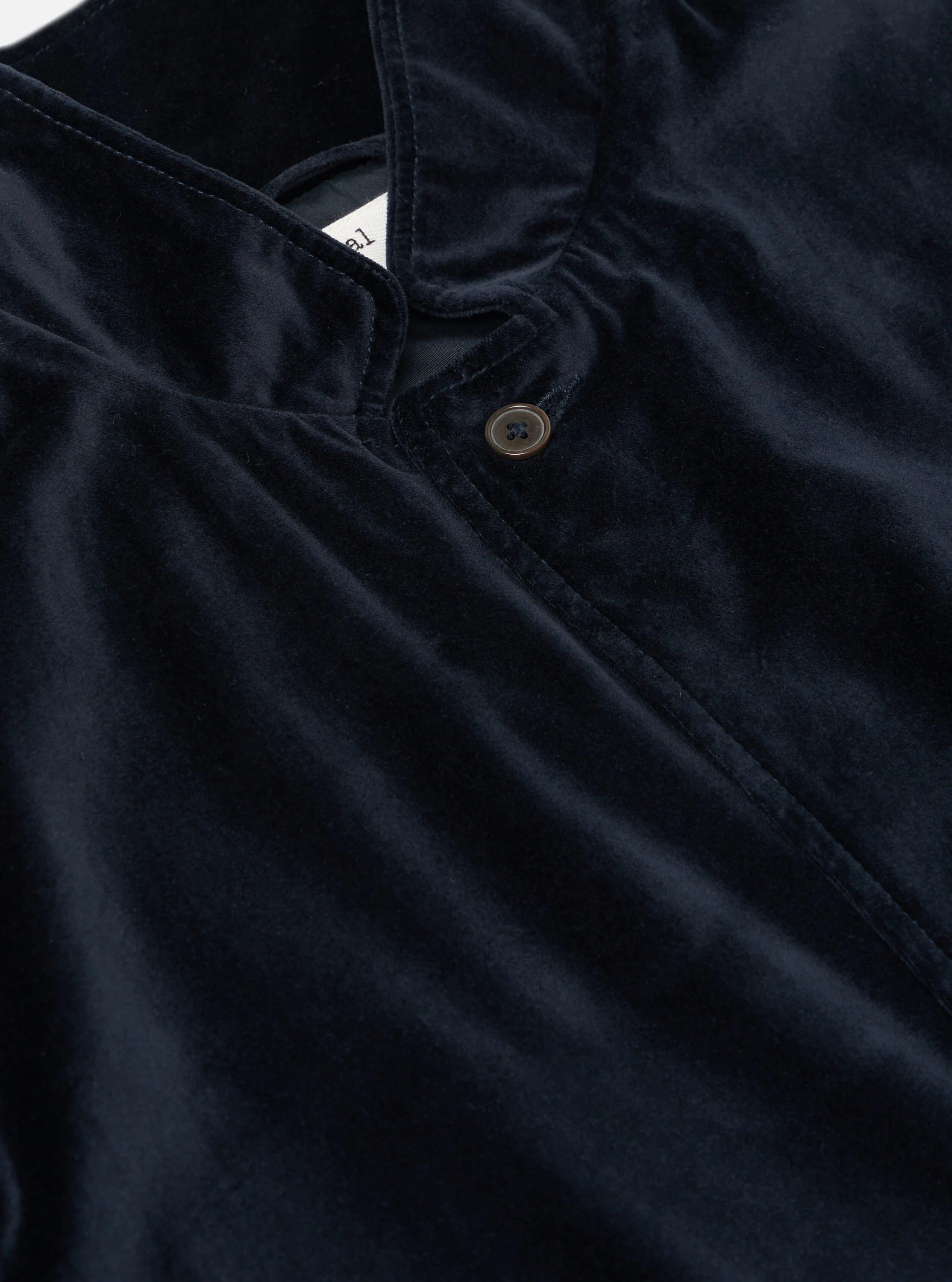 Navy Velveteen Two Button Jacket - Image 7