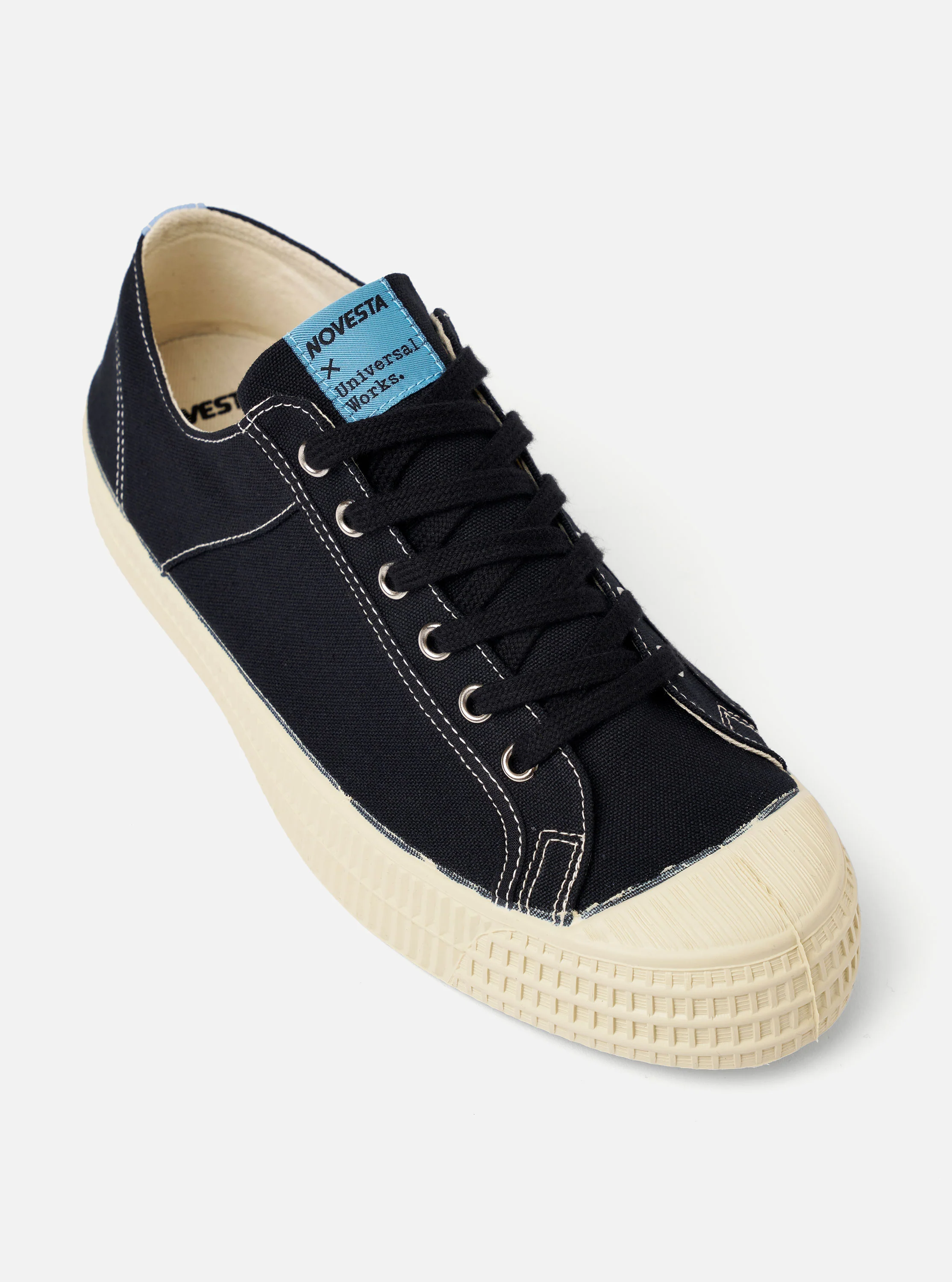 Novesta for Universal Works Black/Pale Blue Canvas Star Master - Image 2