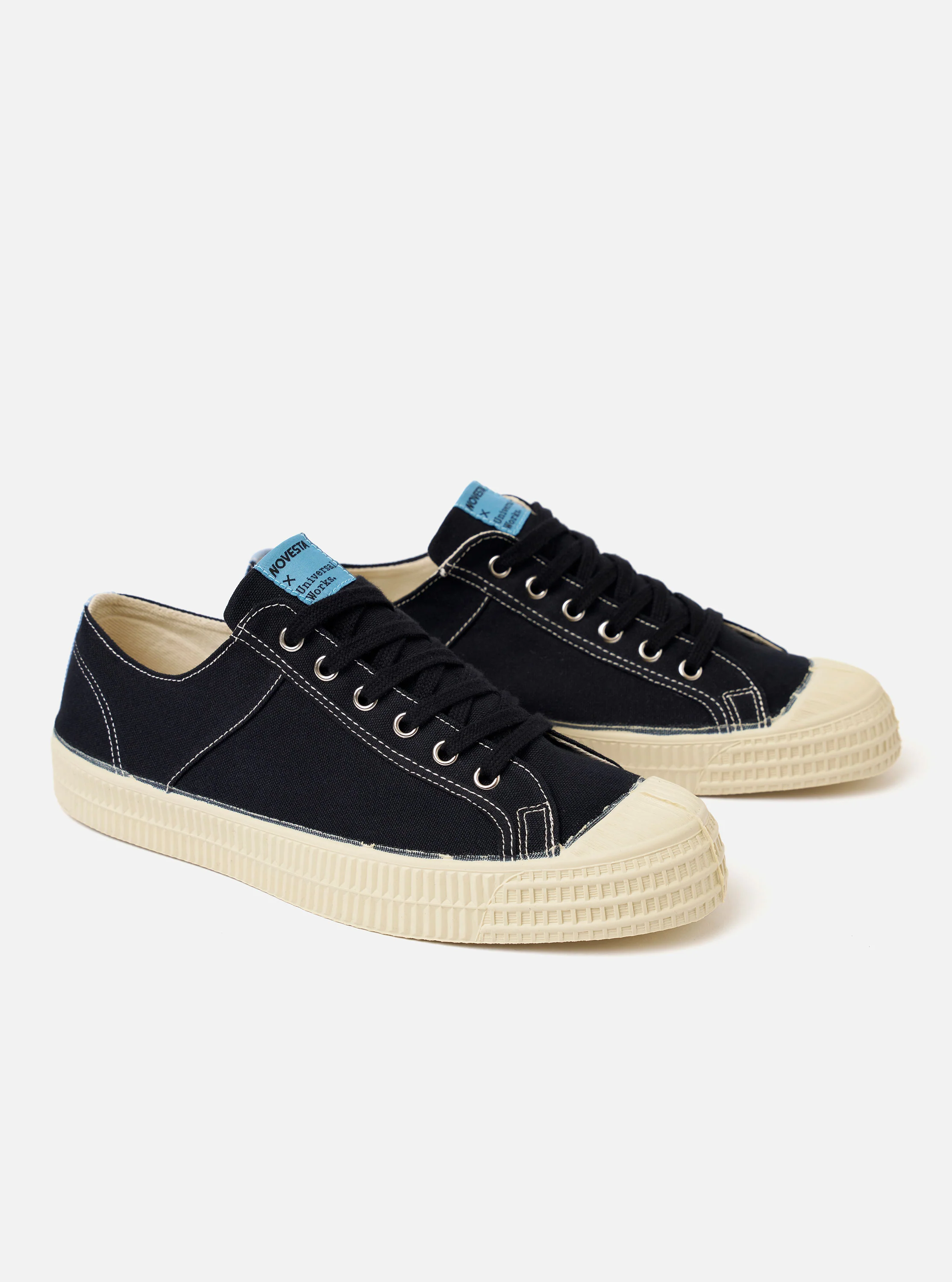 Novesta for Universal Works Black/Pale Blue Canvas Star Master - Image 3