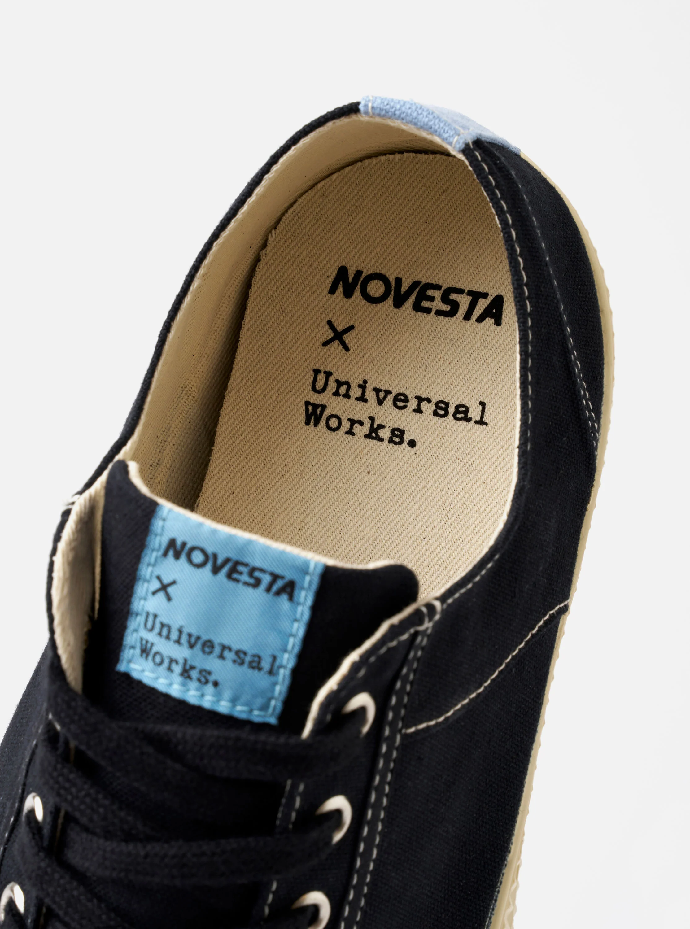 Novesta for Universal Works Black/Pale Blue Canvas Star Master - Image 6