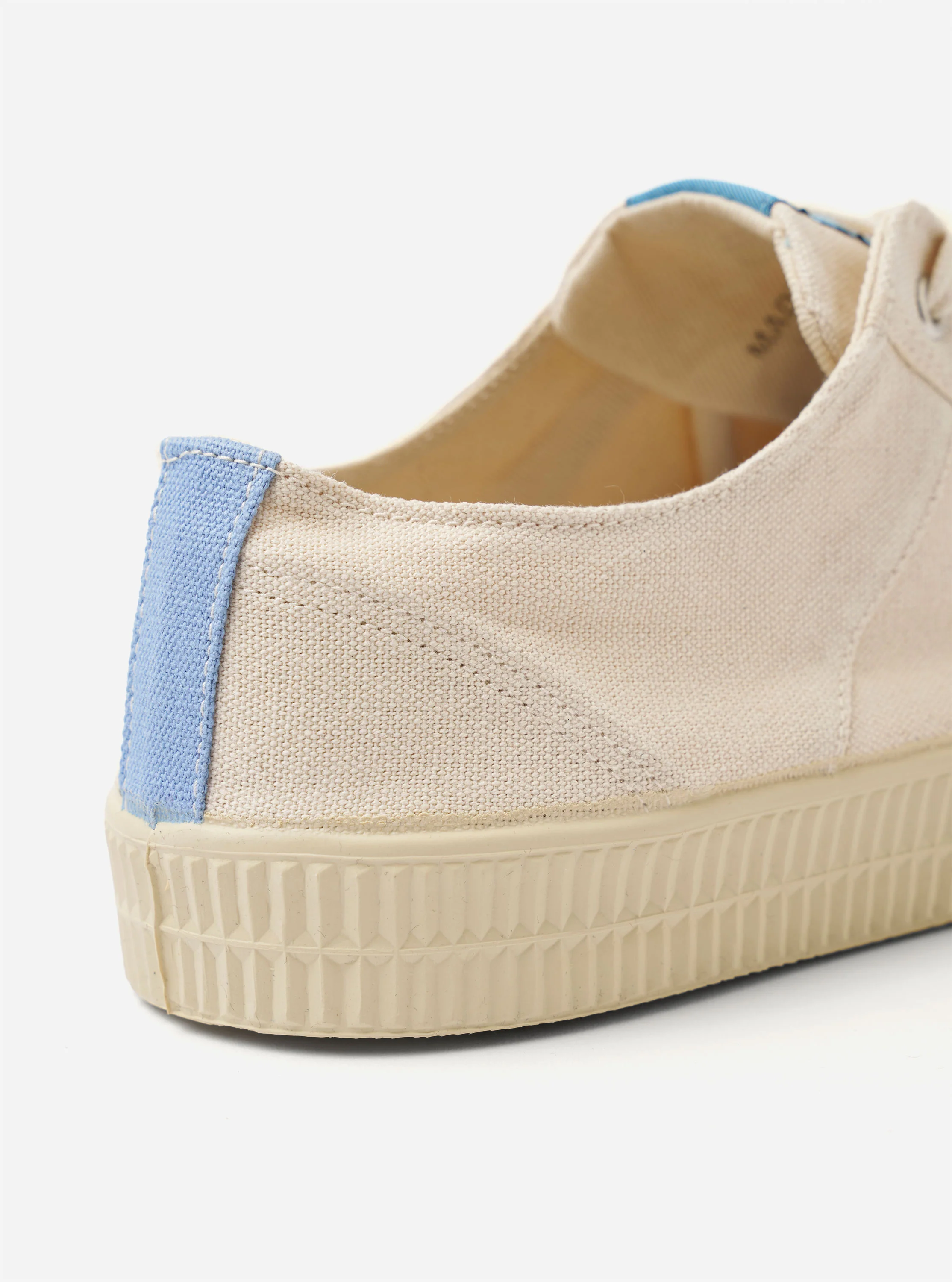 Novesta for Universal Works Ecru/Pale Blue Canvas Star Master - Image 3