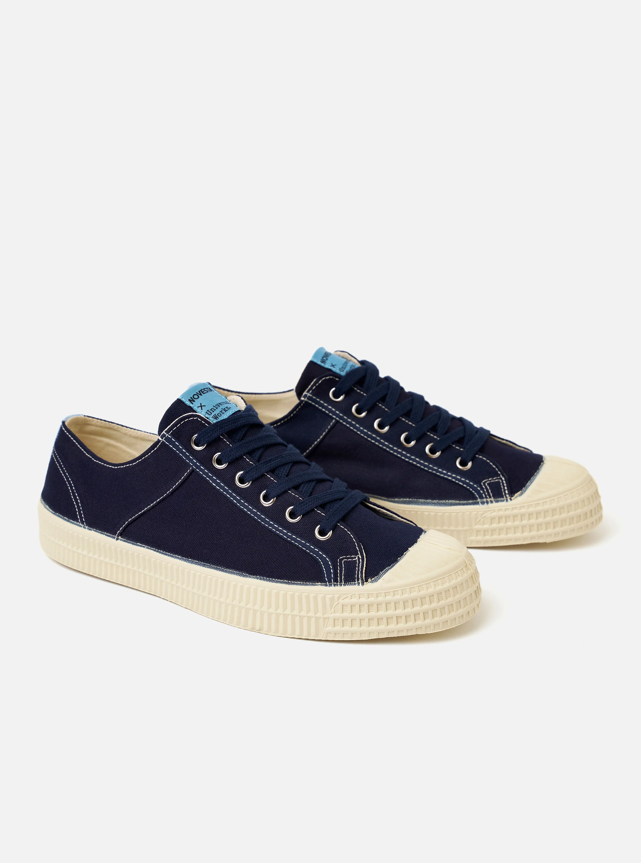 Novesta for Universal Works Navy/Pale Blue Canvas Star Master - Image 3