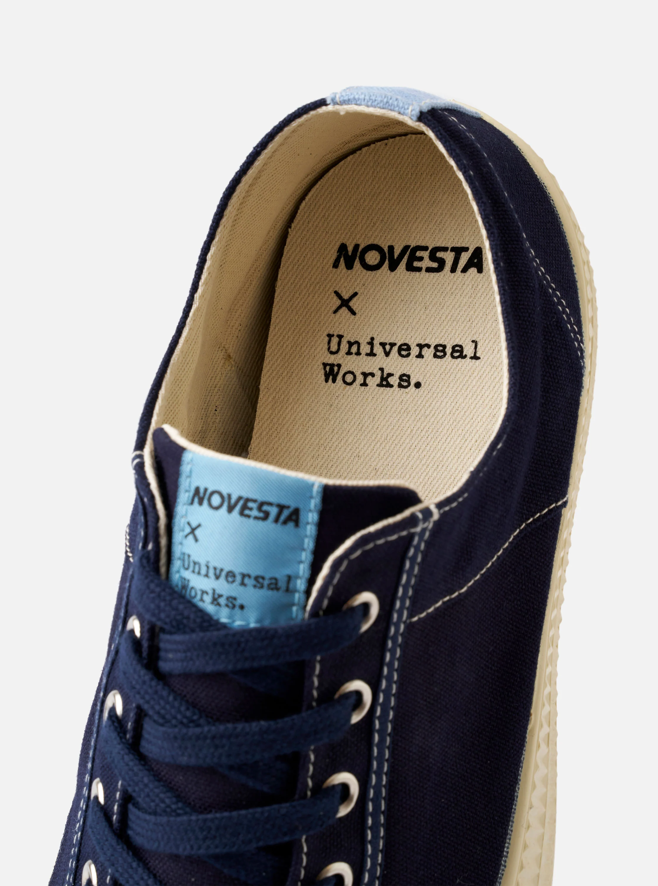 Novesta for Universal Works Navy/Pale Blue Canvas Star Master - Image 6