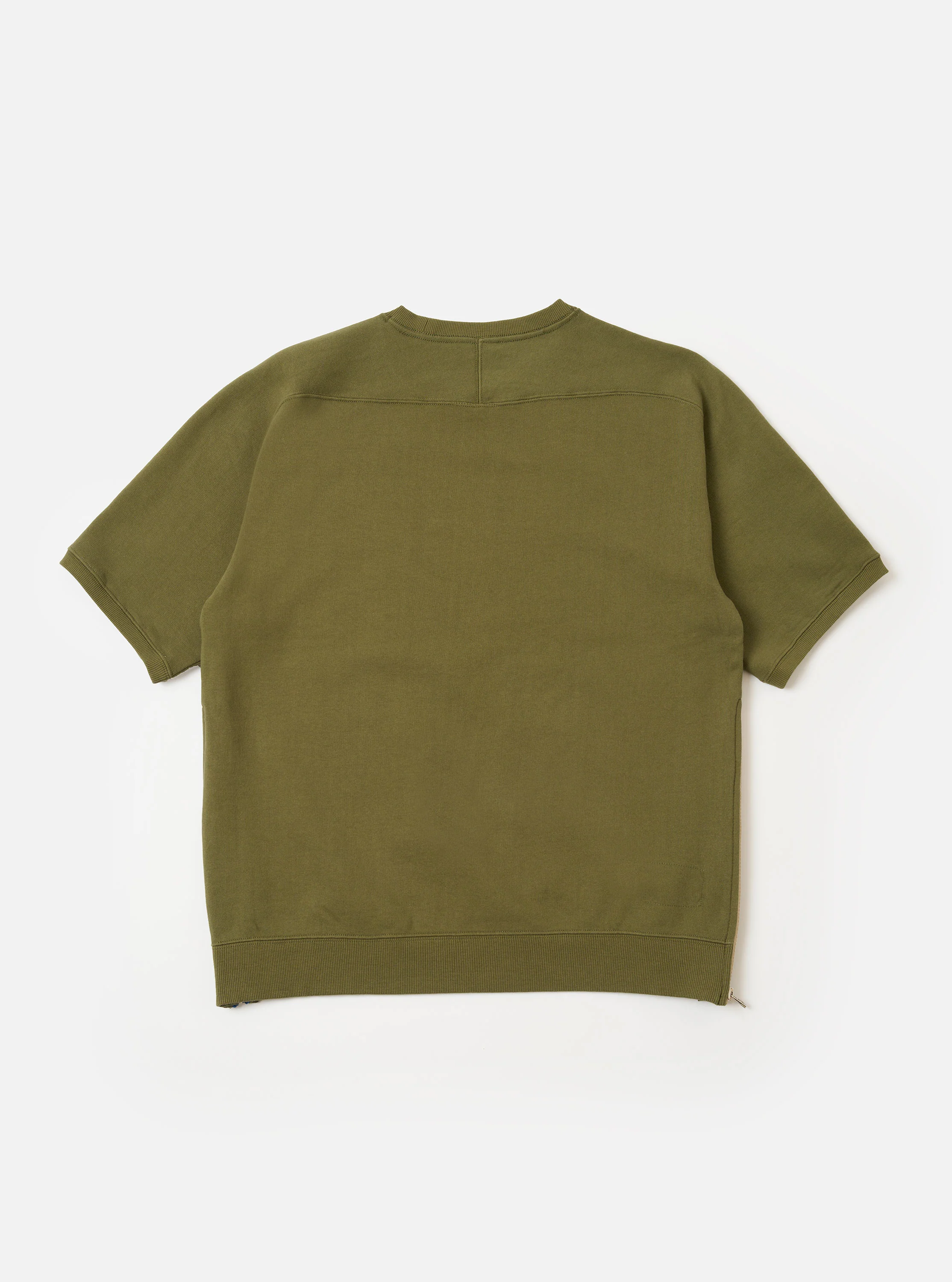 master-piece x Universal Works Olive Brush Back Sweat S/S Billy Sweat - Image 5