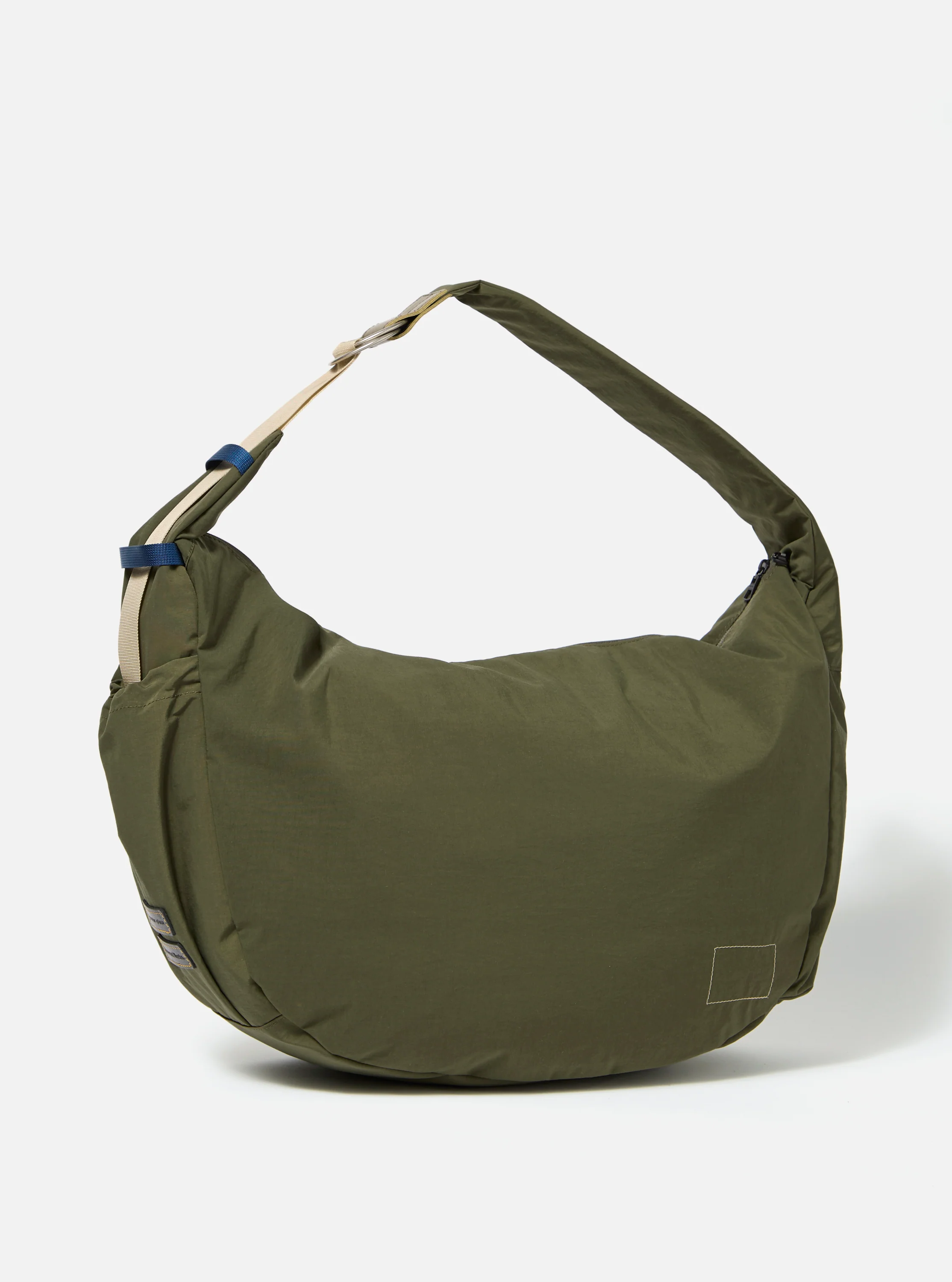 master-piece x Universal Works Olive Large Canvas Shoulder Bag - Image 4