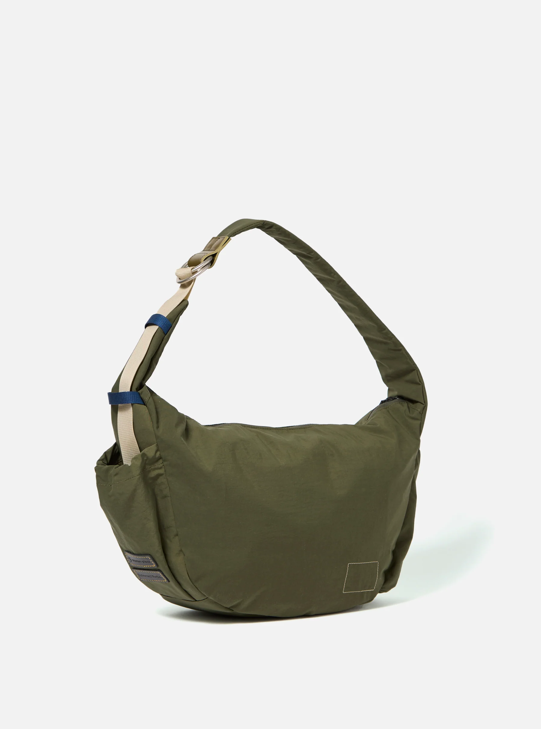 master-piece x Universal Works Olive Medium Canvas Shoulder Bag - Image 4
