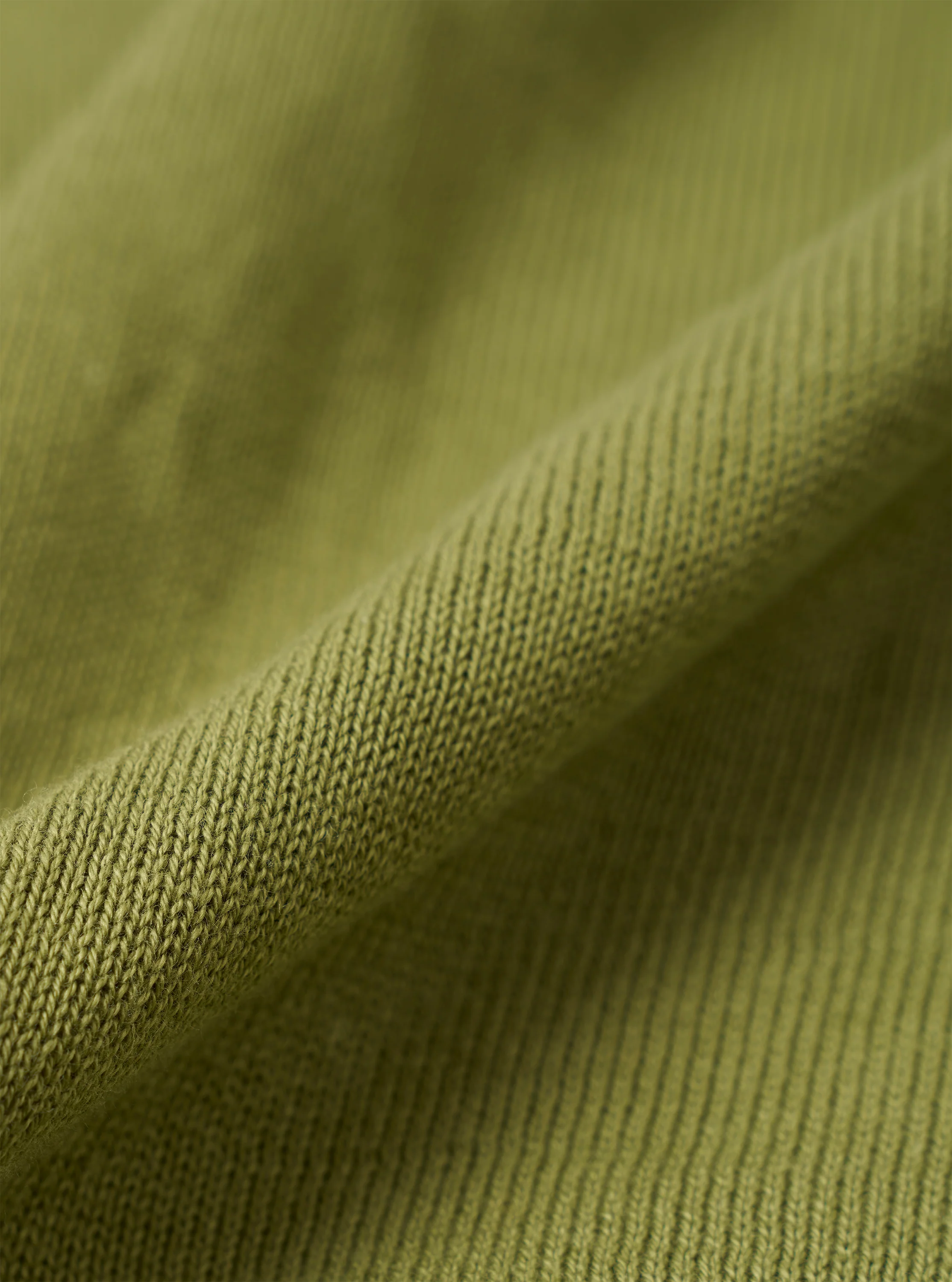 Olive Cotton Lace Knit Jonny Knit Shirt - Image 4