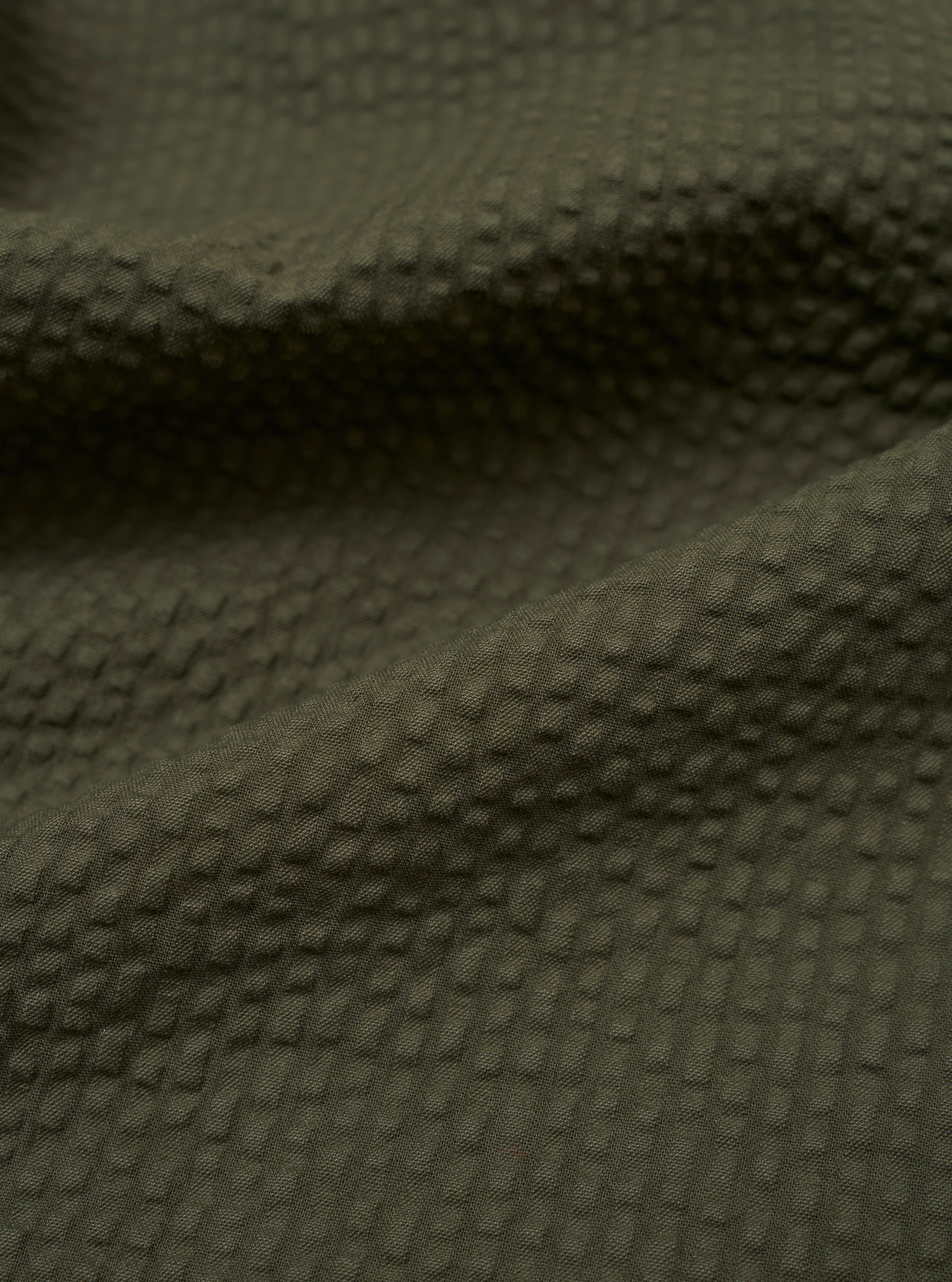 Olive Merida Seersucker Military Chino - Image 4
