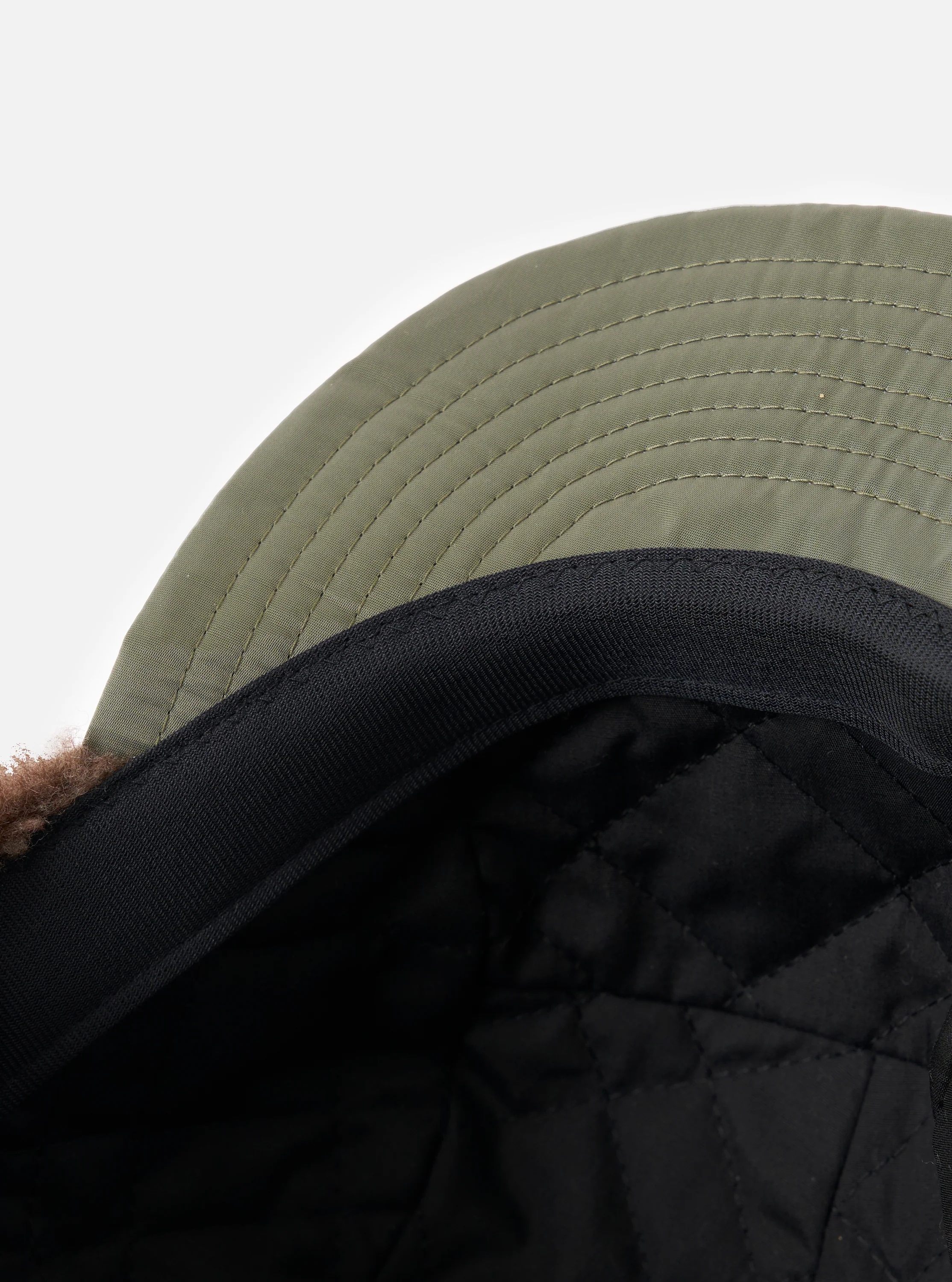 cableami® Olive Military Nylon Twill Cap - Image 4