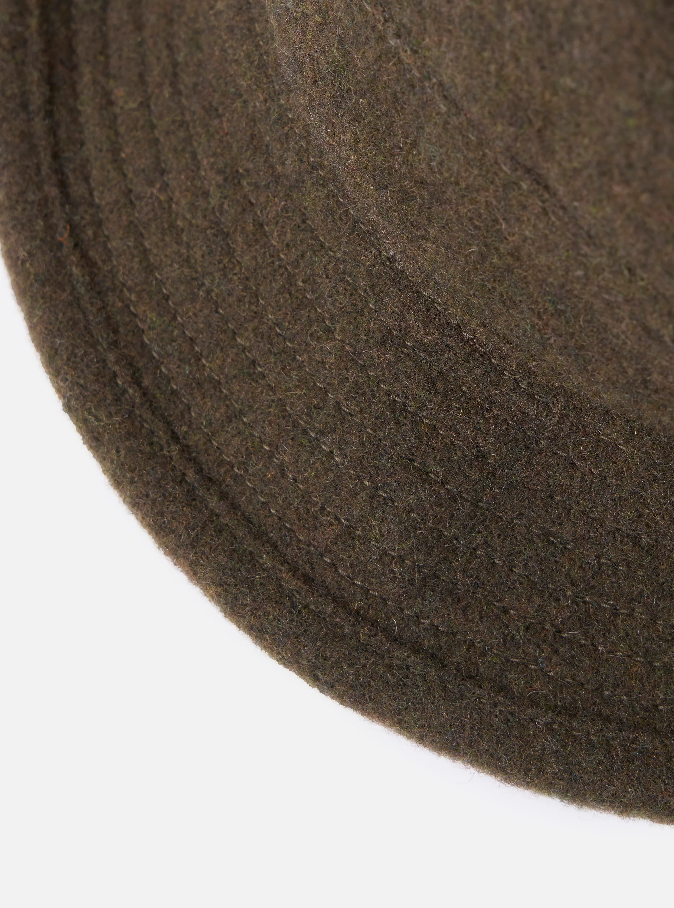 cableami® Olive Recycled Wool Army Hat - Image 3