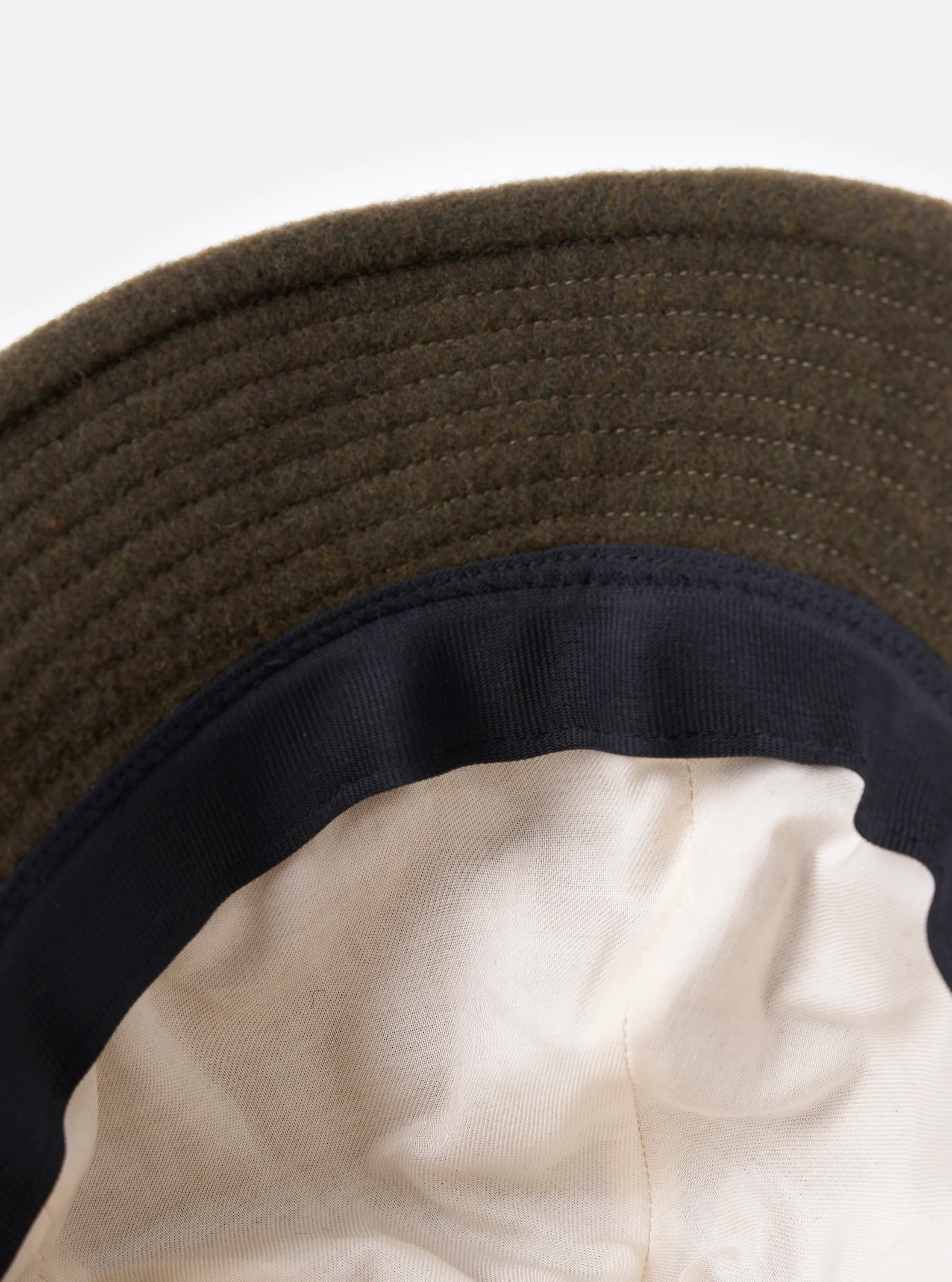 cableami® Olive Recycled Wool Army Hat - Image 4