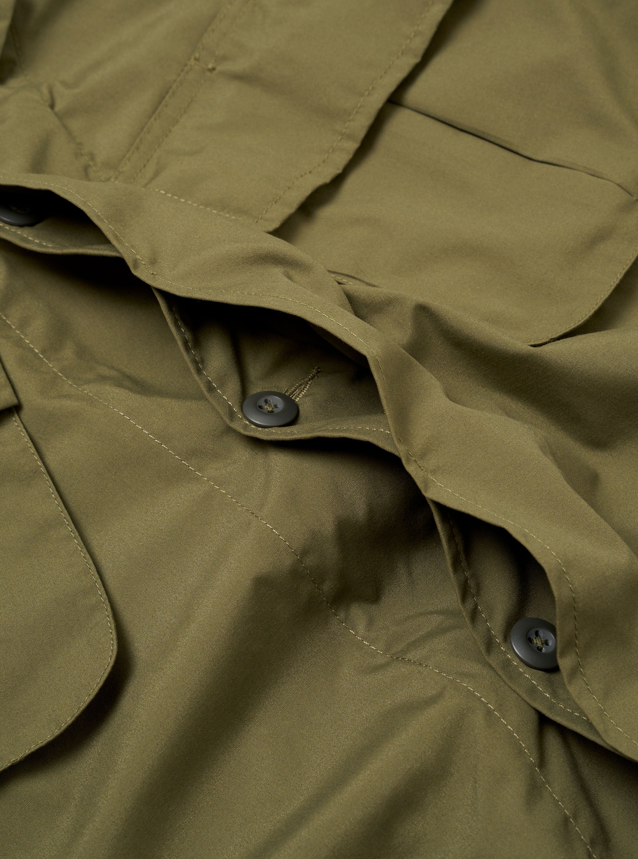 Olive Recycled Polytech Jungle Jacket - Image 6