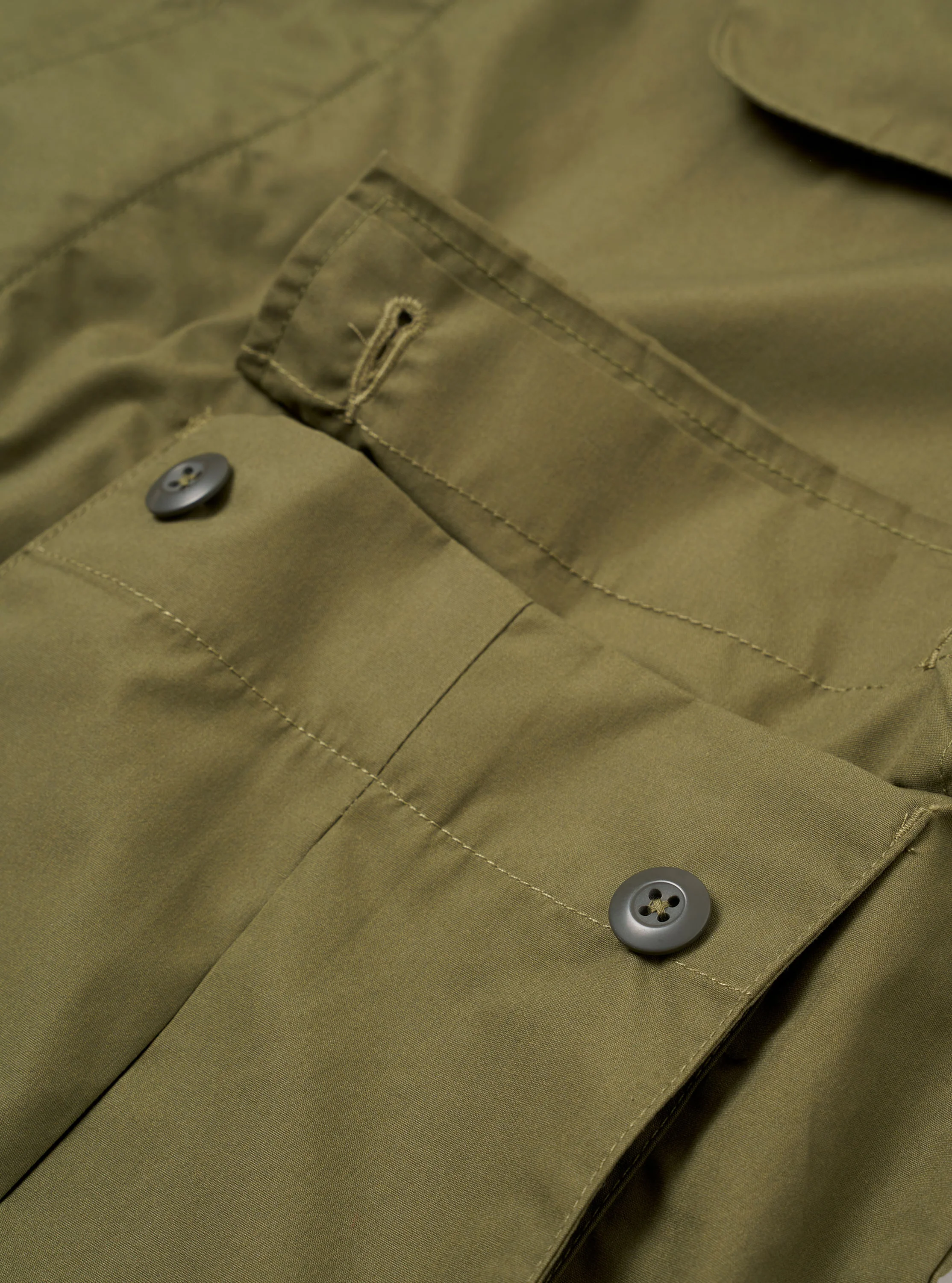 Olive Recycled Polytech Jungle Jacket - Image 7