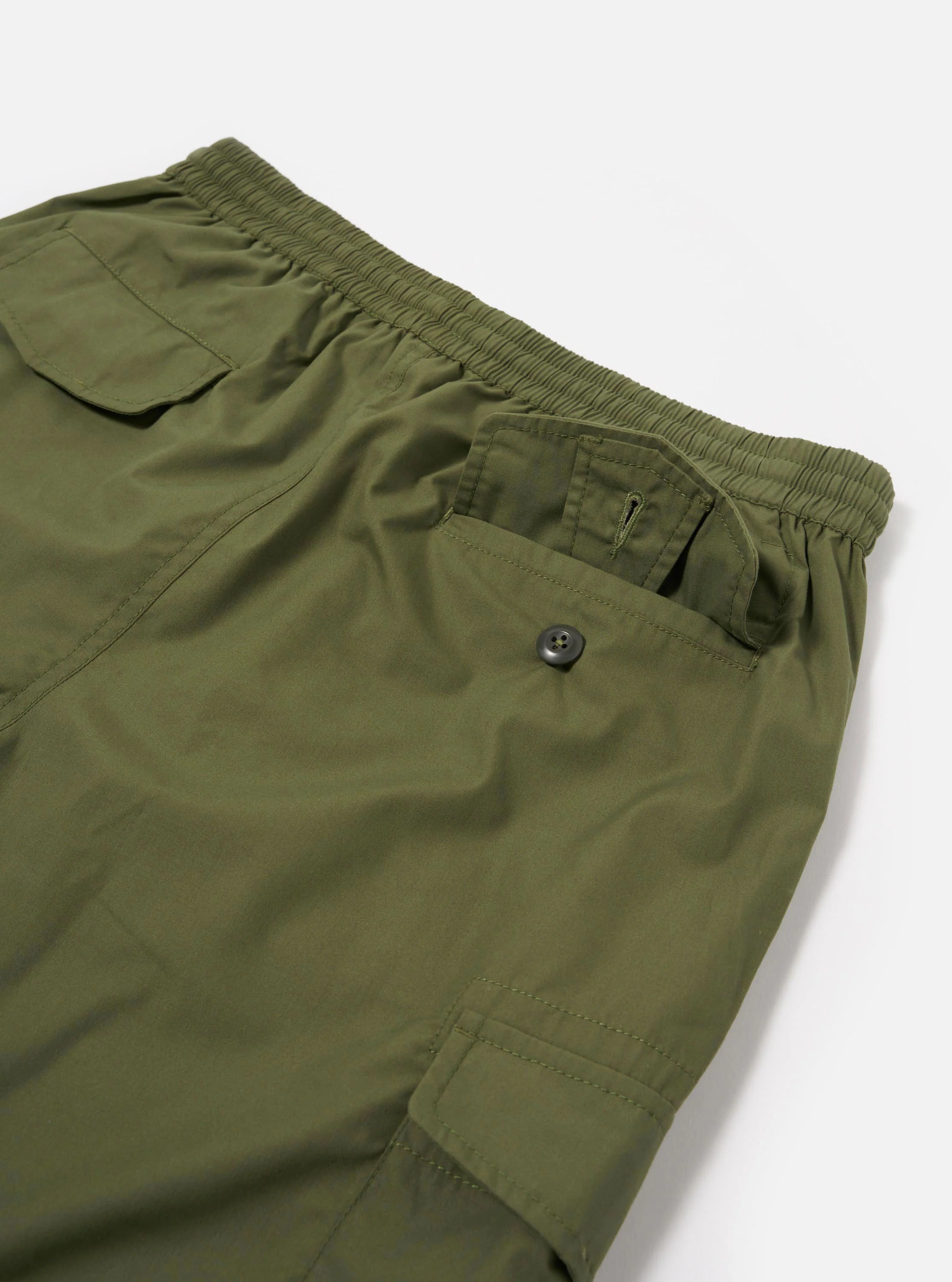 Olive Recycled Polytech Parachute Short - Image 6