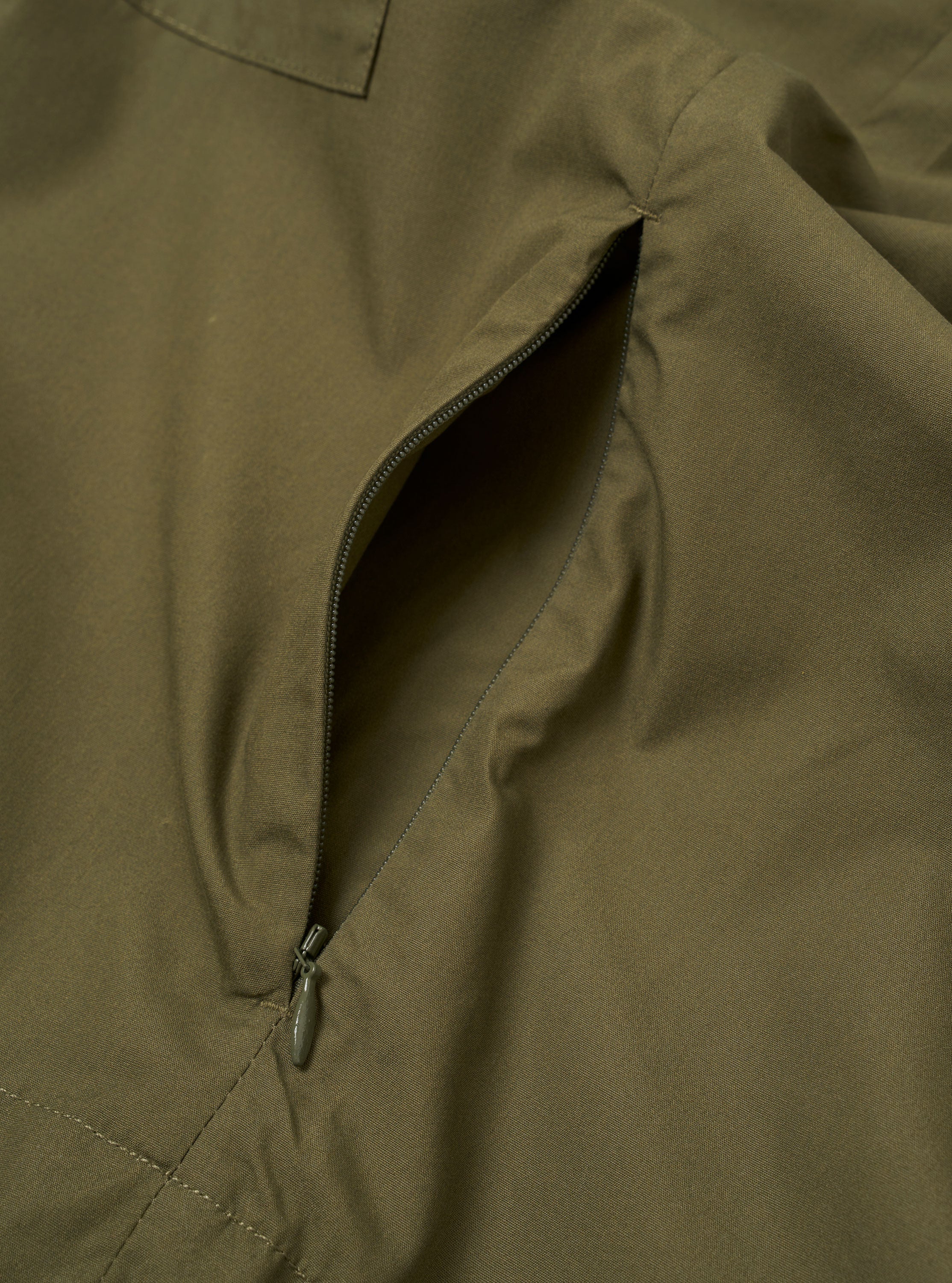 Olive Recycled Polytech Z Tech Overshirt - Image 6
