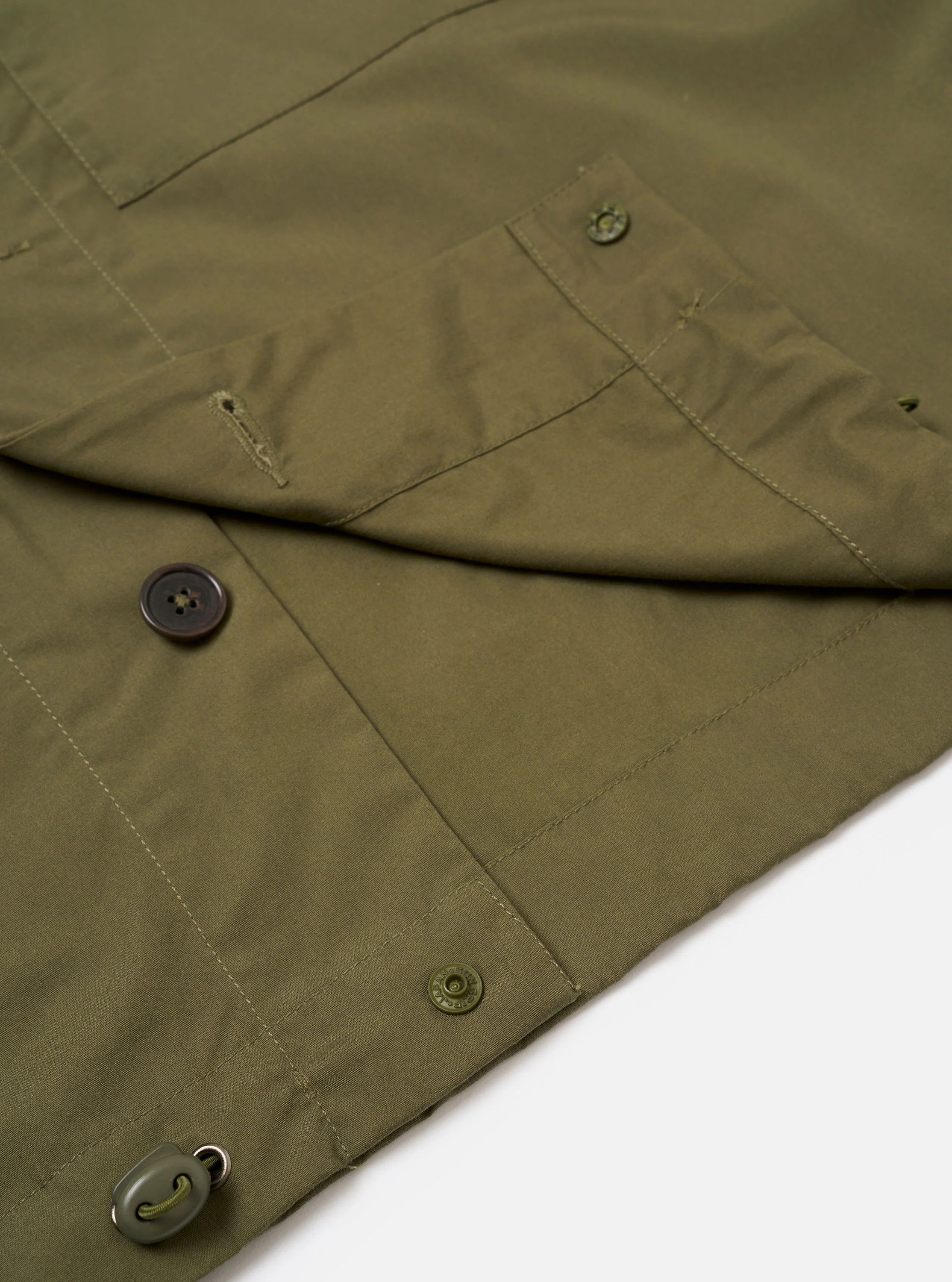 Olive Recycled Polytech Z Tech Overshirt - Image 8