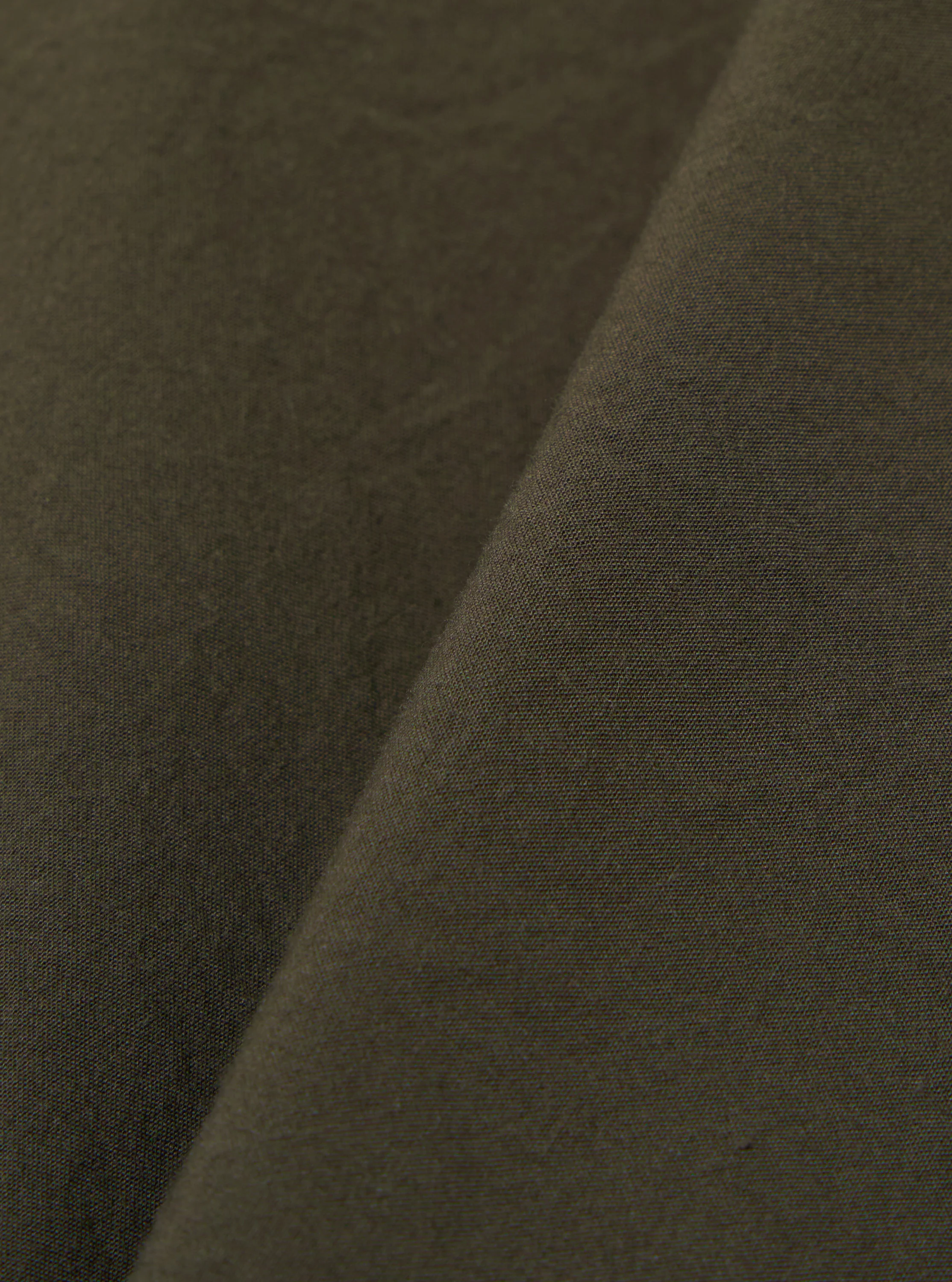 Olive Tech Cotton S/S Dwight Overshirt - Image 4