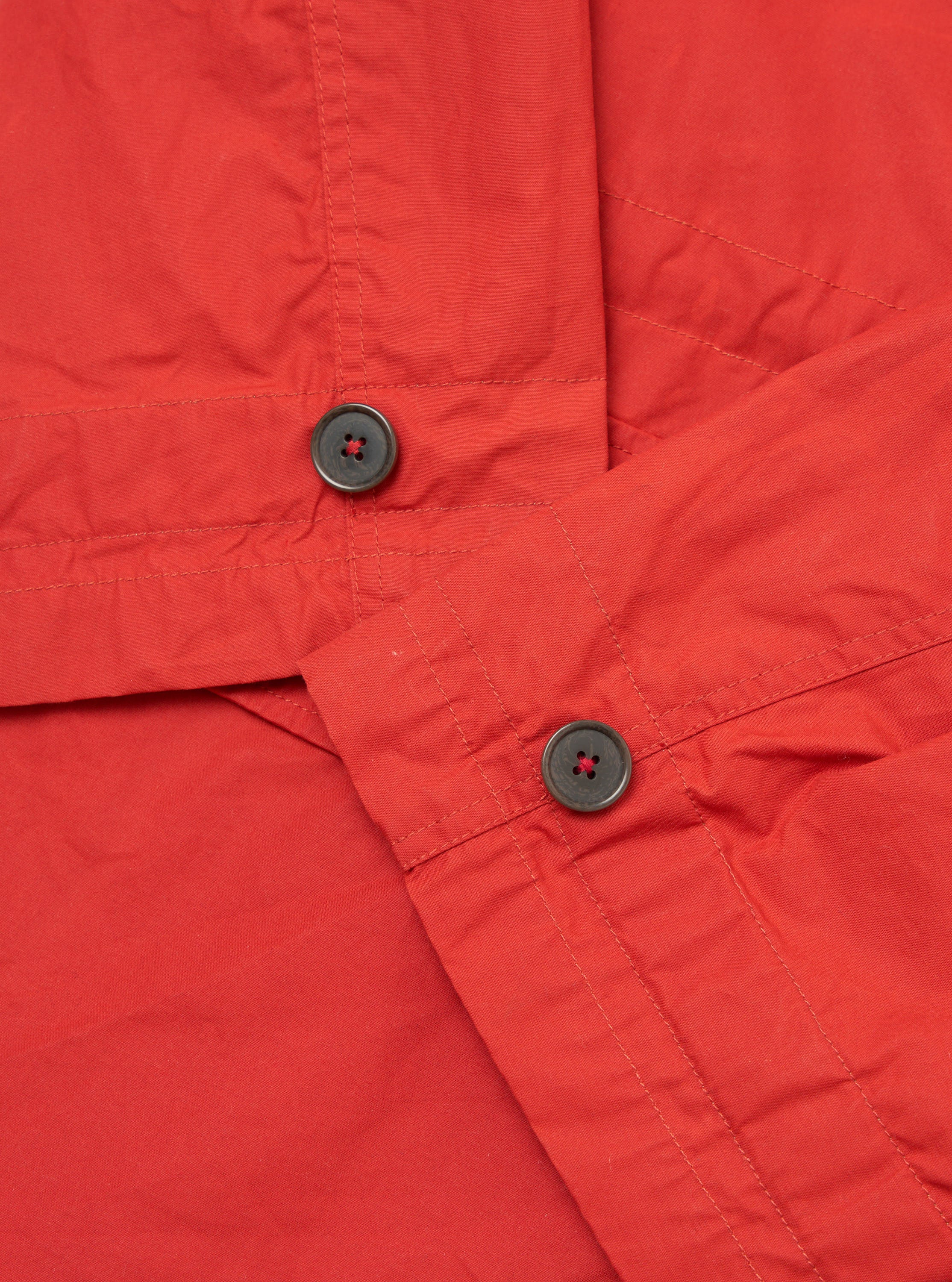 Orange British Wax Cotton Boston Parka - Image 7