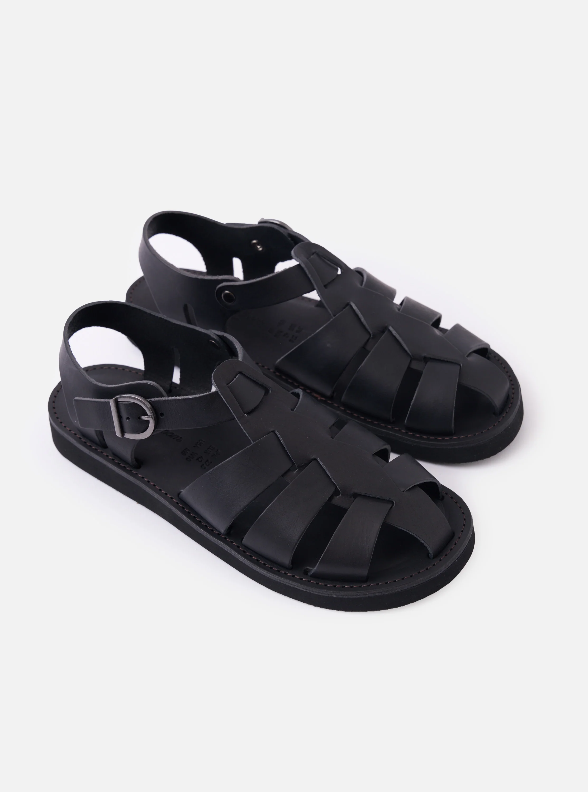 Organic Handloom Black Leather Gurkha - Image 5