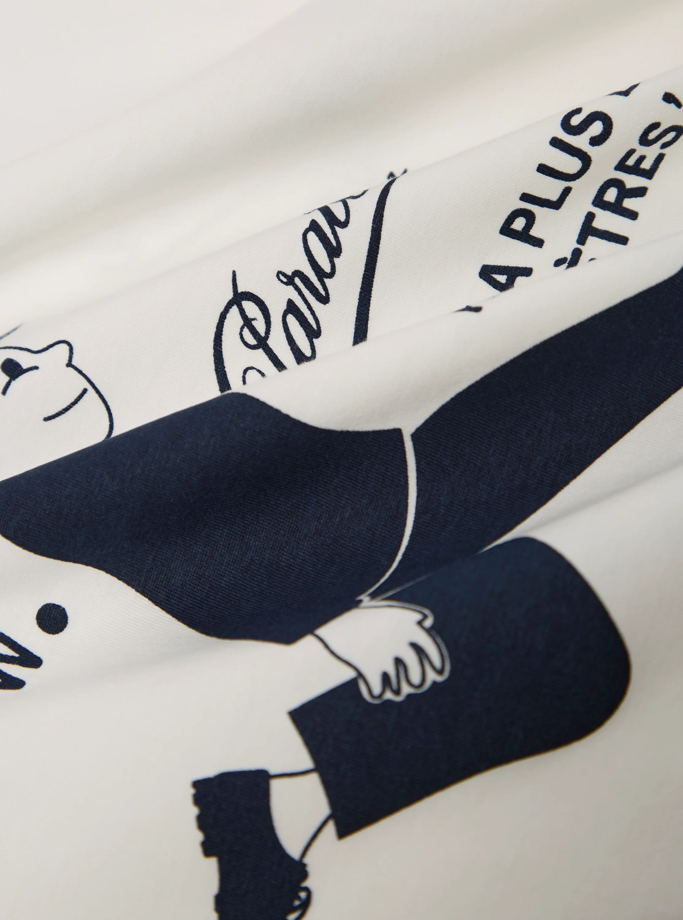 Paraboot x Universal Works Ecru Single Jersey Print Tee - Image 4