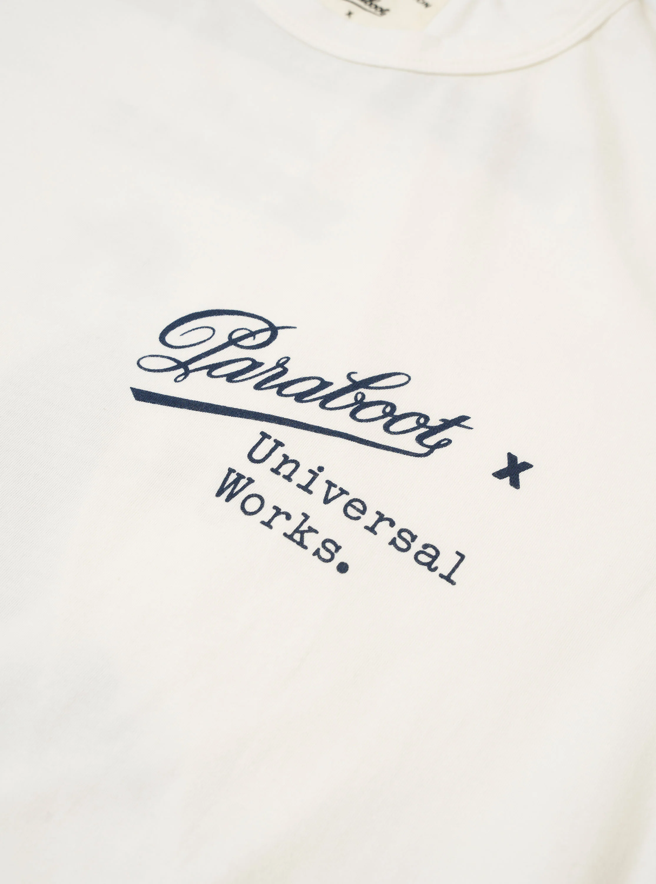Paraboot x Universal Works Ecru Single Jersey Print Tee - Image 7