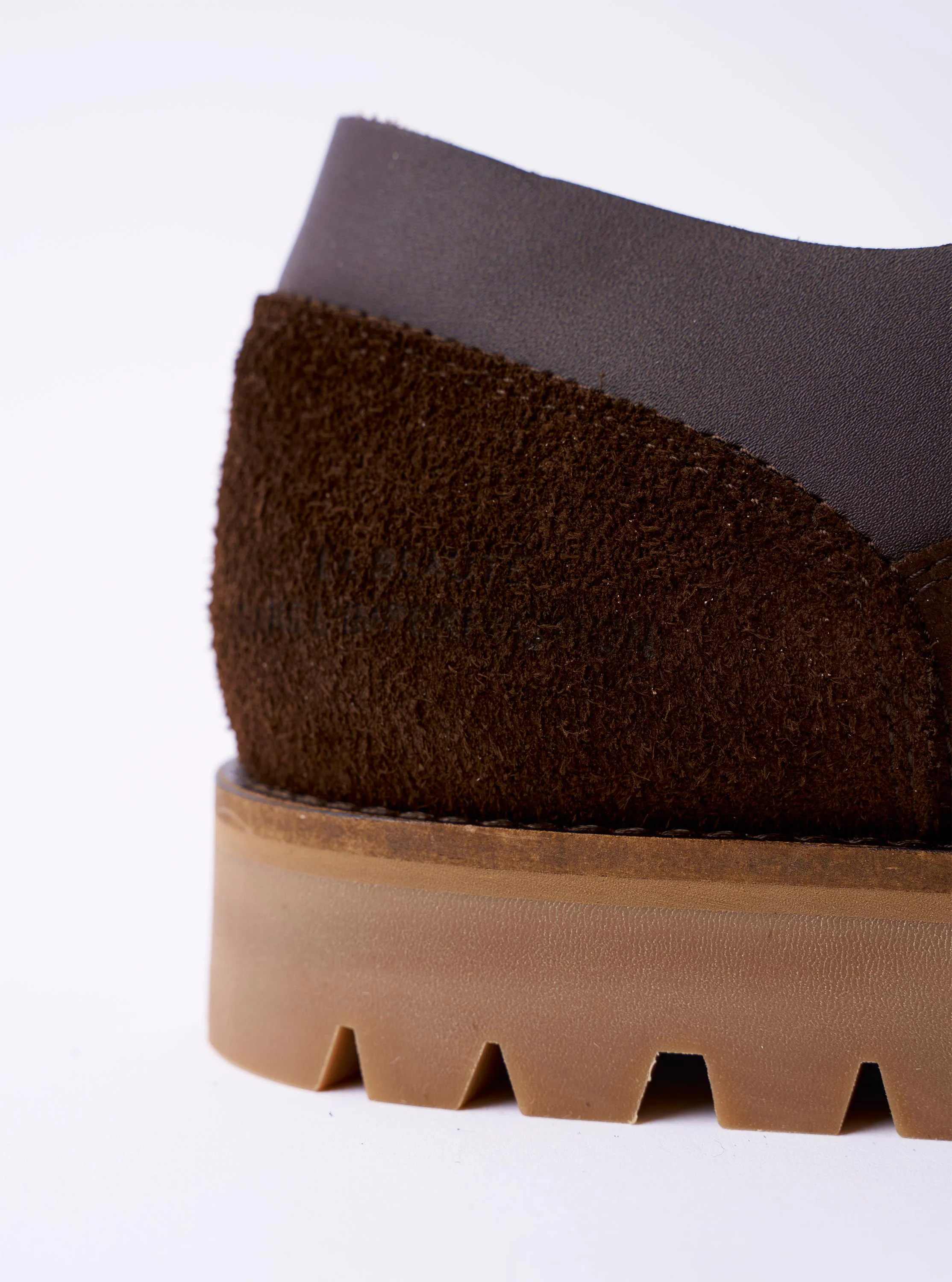 Paraboot x Universal Works Thiers/Jannu in Café Leather/Suede - Image 5