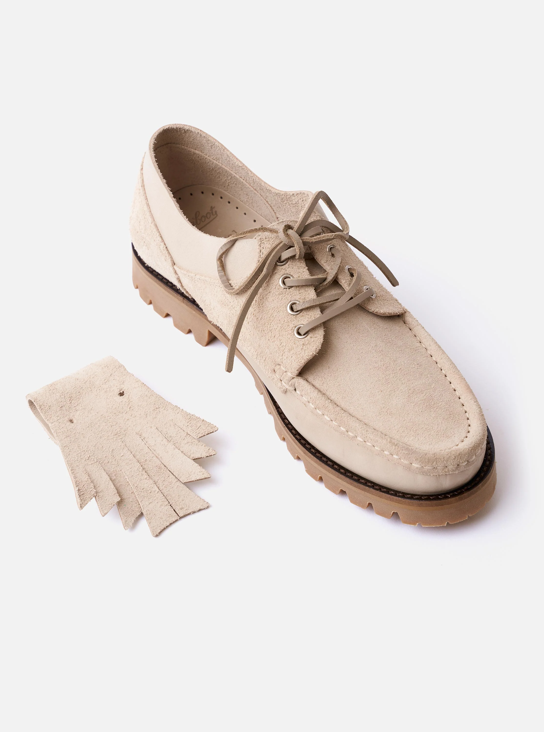 Paraboot x Universal Works Thiers/Jannu in Sand Leather/Suede - Image 2