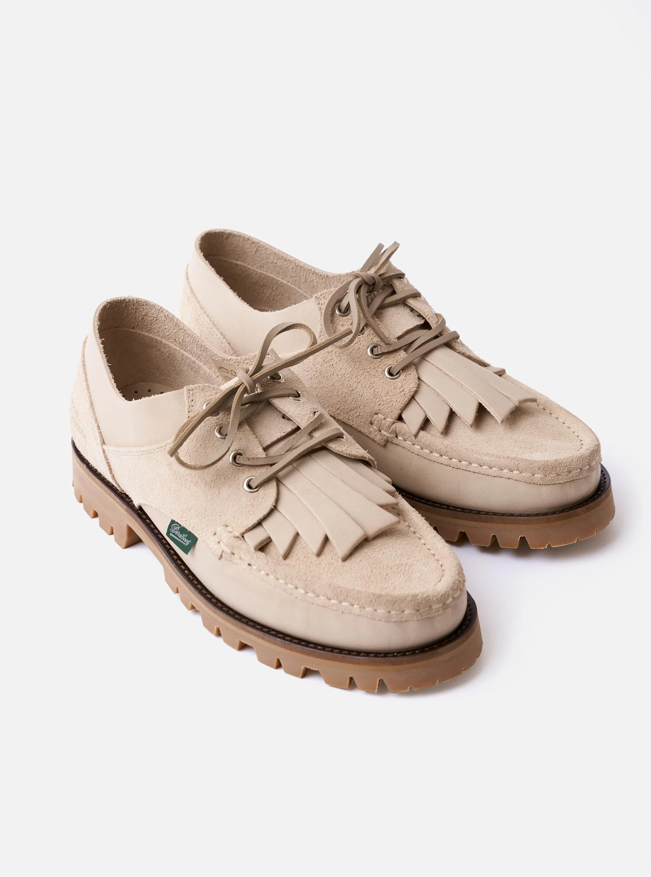 Paraboot x Universal Works Thiers/Jannu in Sand Leather/Suede - Image 3